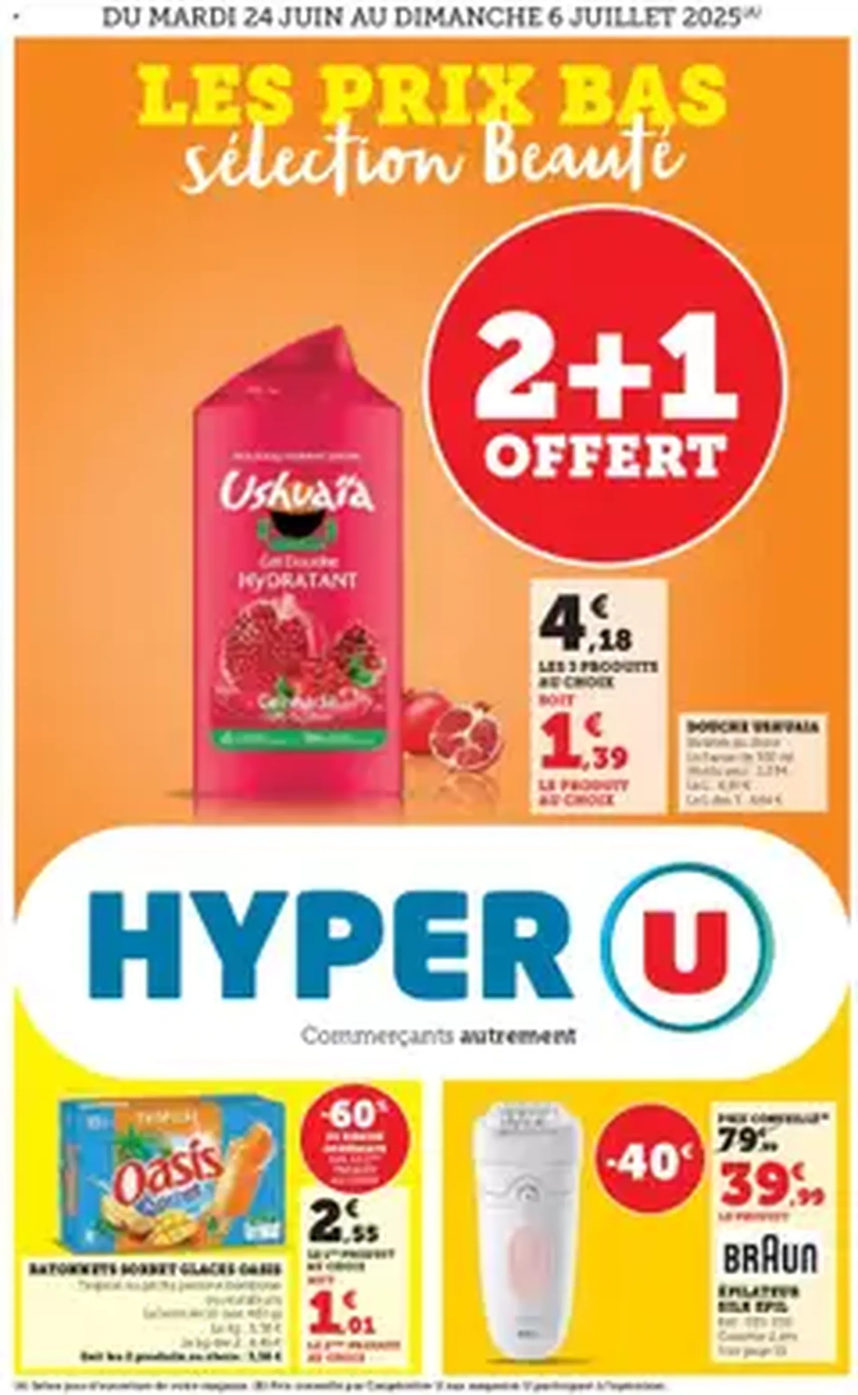 Hyper U catalogue - brochure valable à partir du 24/06/2025, page 1 sur 1