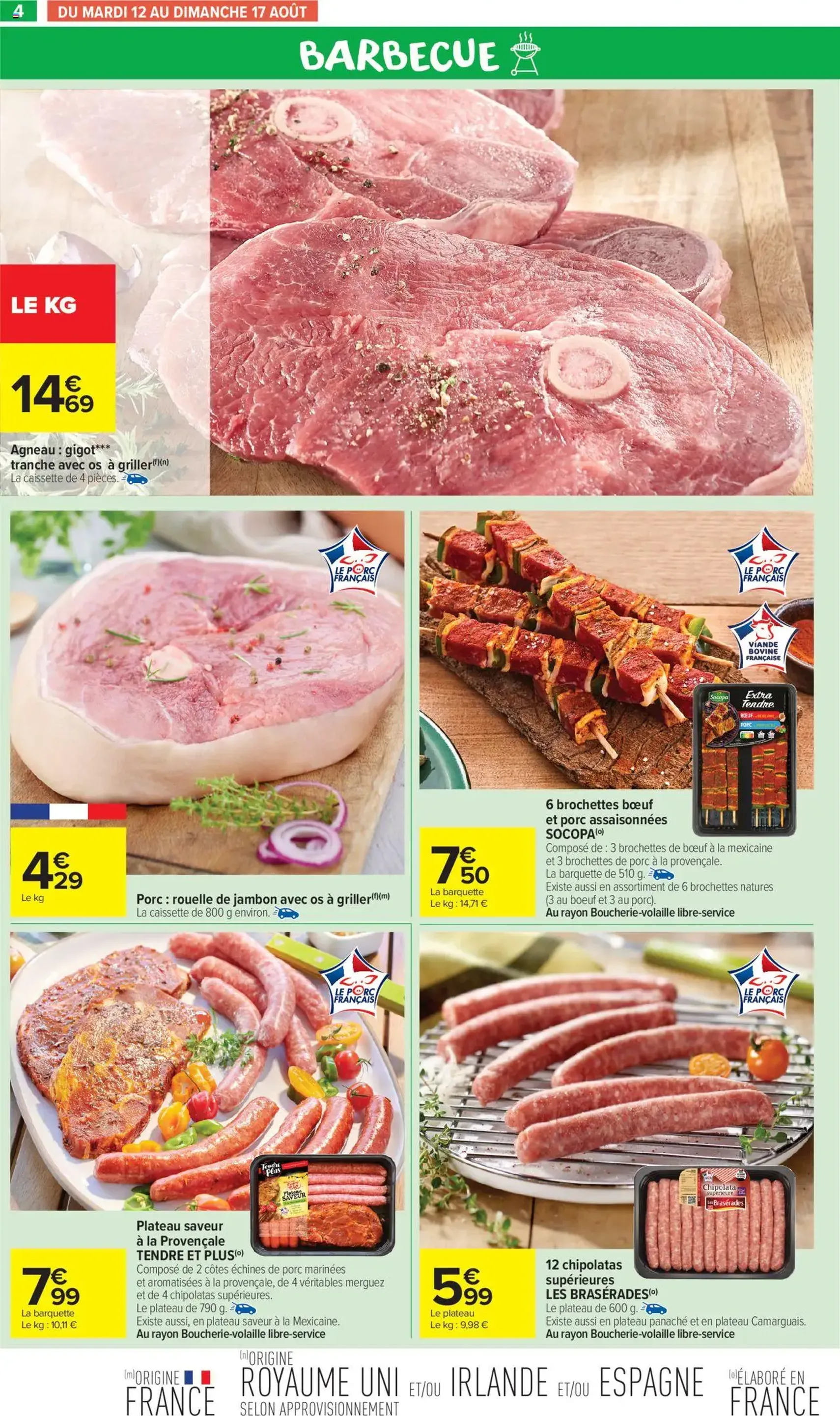 Carrefour Market catalogue semaine 33 - brochure valable à partir du 12/08/2025, page 6 sur 44