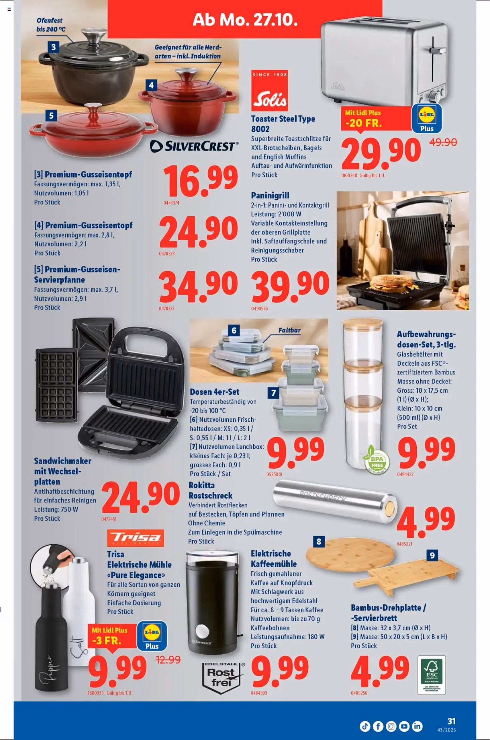 Lidl Aktionen - Gültiger Prospekt ab 23.10.2025, Seite 31 von insgesamt 32