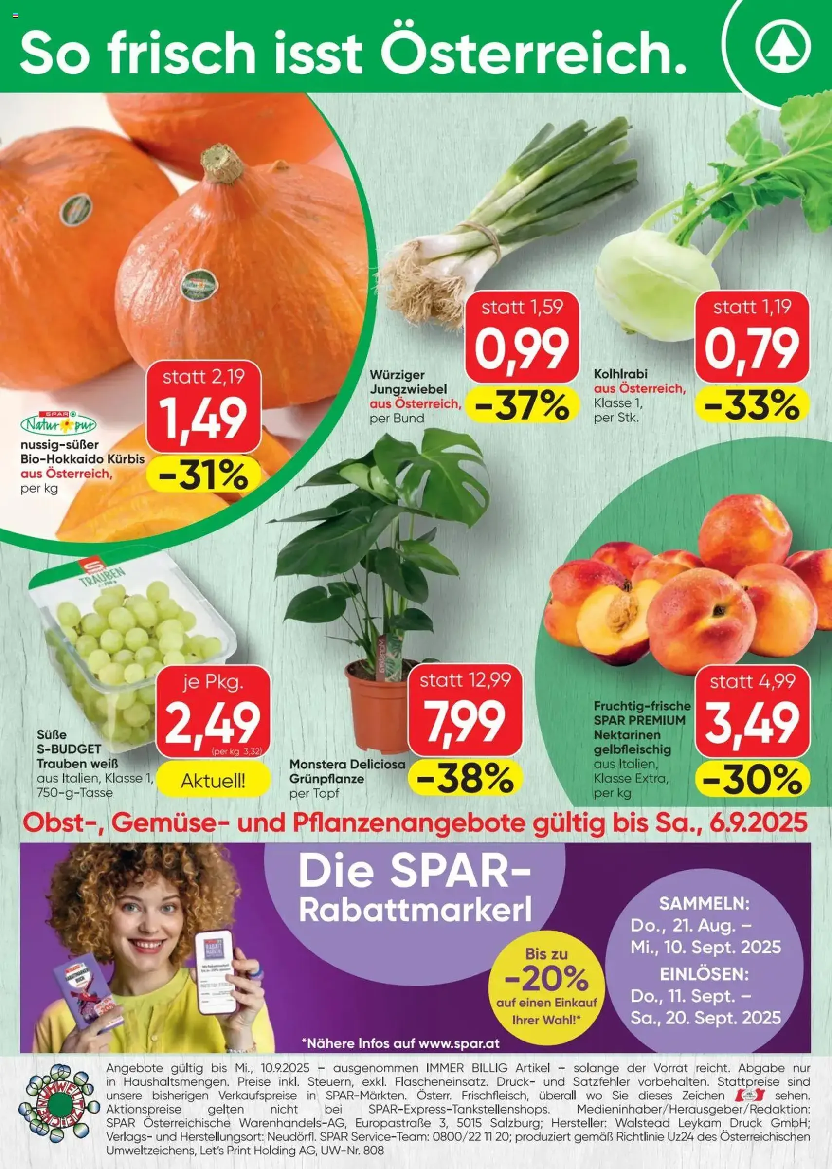 Spar Flugblatt - Gültiger Prospekt ab 04.09.2025, Seite 16 von insgesamt 16 Spar Flugblatt - Gültiger Prospekt ab 04.09.2025, Seite 16 von insgesamt 16