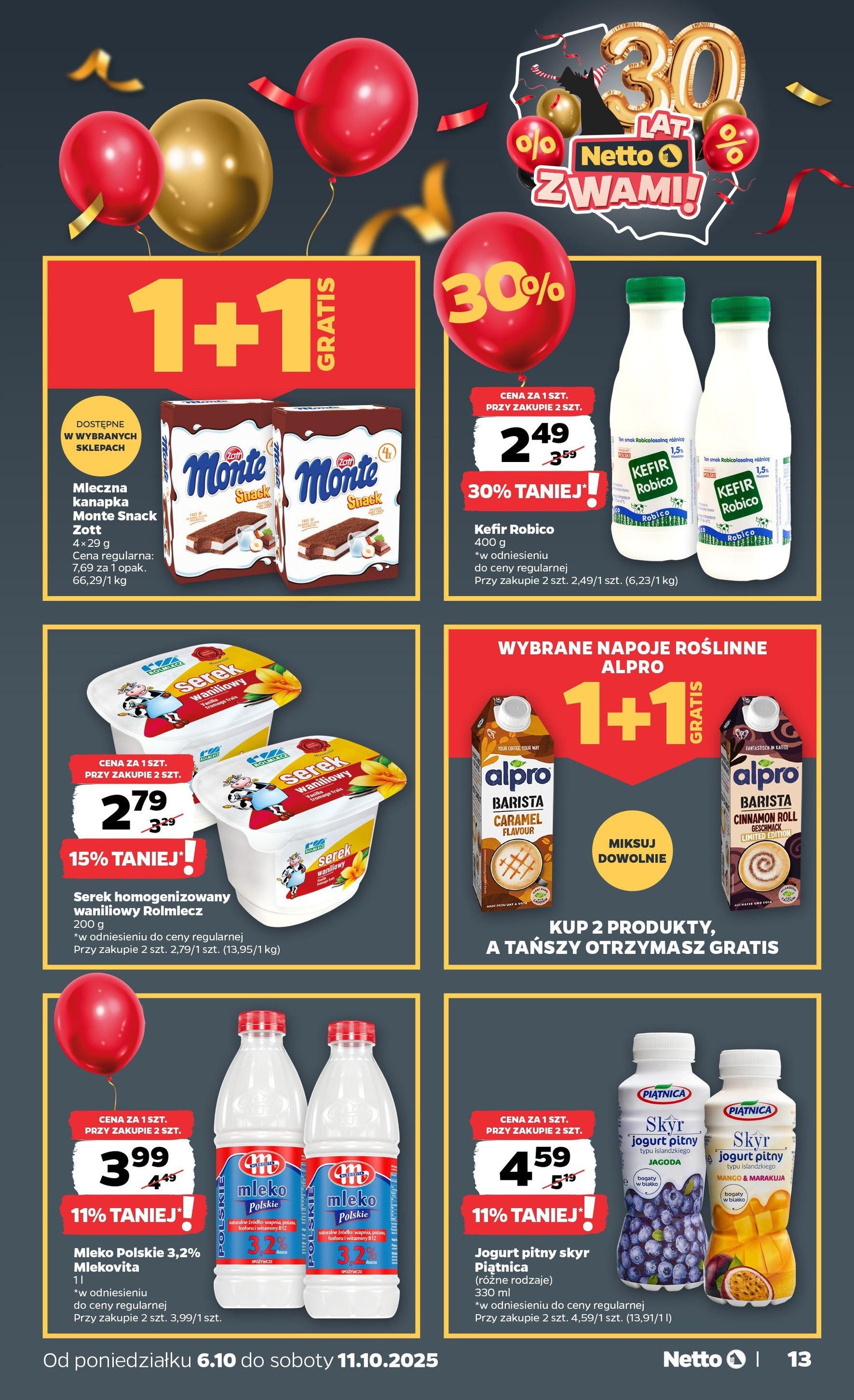 Netto gazetka - Spożywcza - ważny gazetka od 06.10.2025 strona 13 z 34