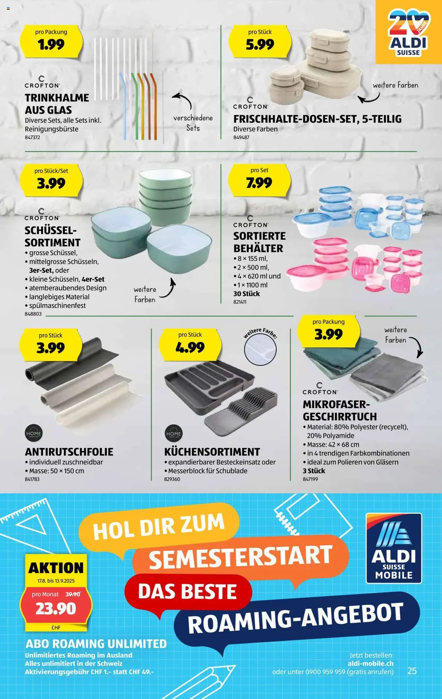 Aldi Aktionen - Gültiger Prospekt ab 21.08.2025, Seite 26 von insgesamt 32
