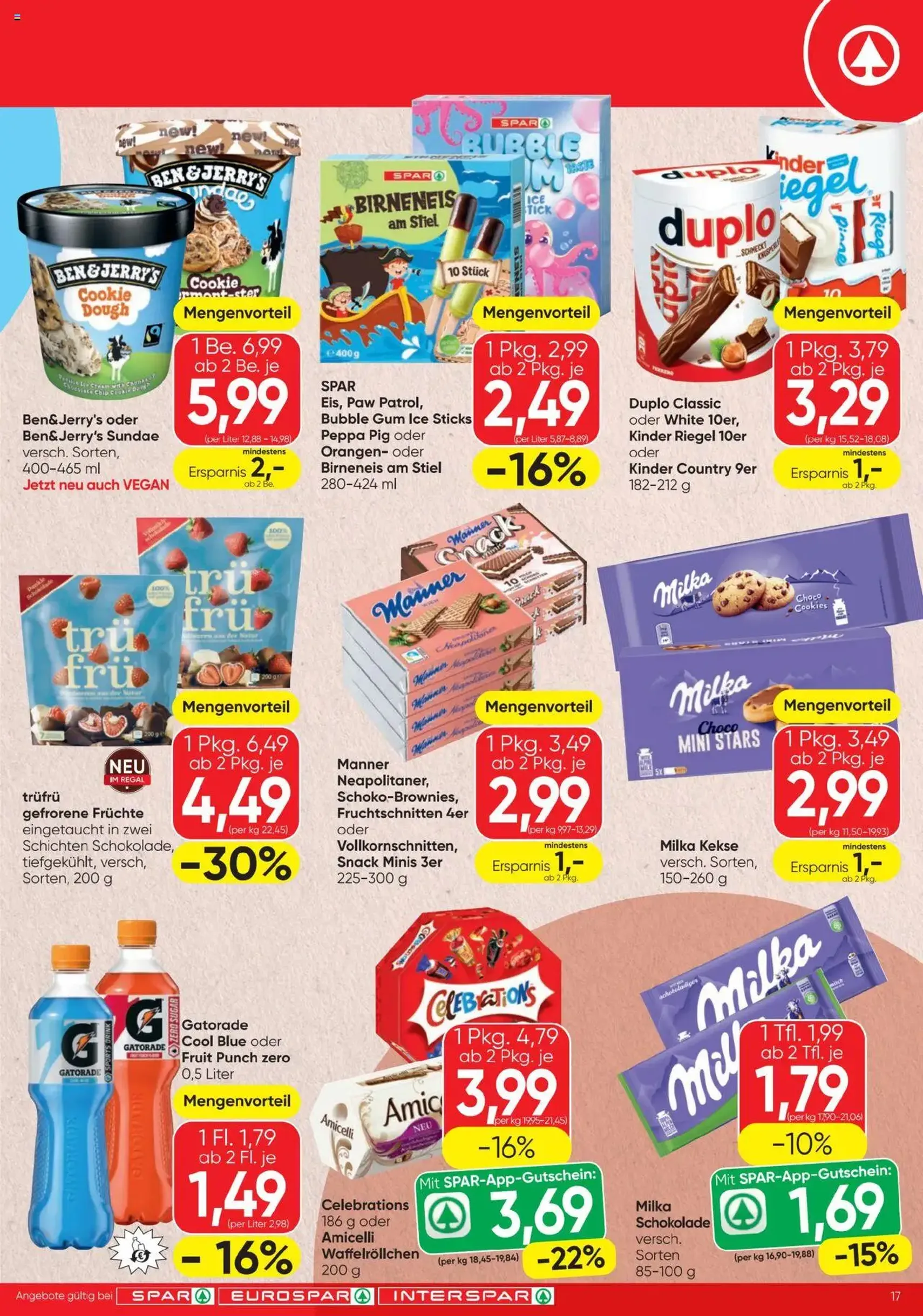 Spar Flugblatt - Gültiger Prospekt ab 25.09.2025, Seite 17 von insgesamt 24