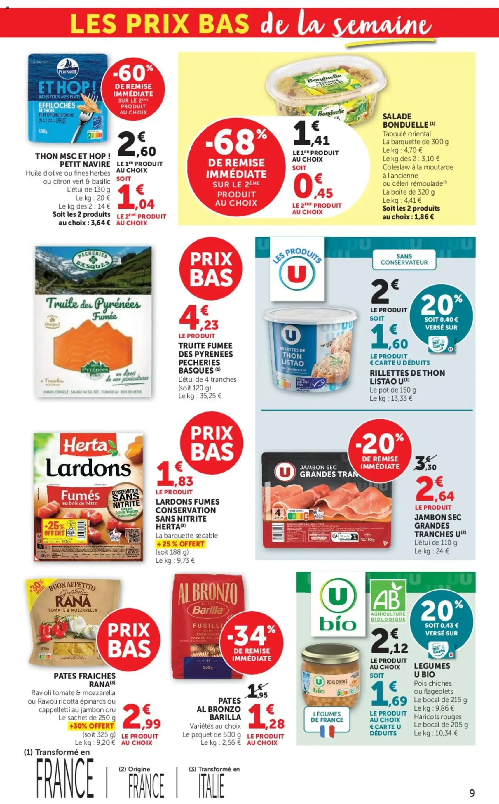 U Express catalogue - brochure valable à partir du 15/07/2026, page 9 sur 24