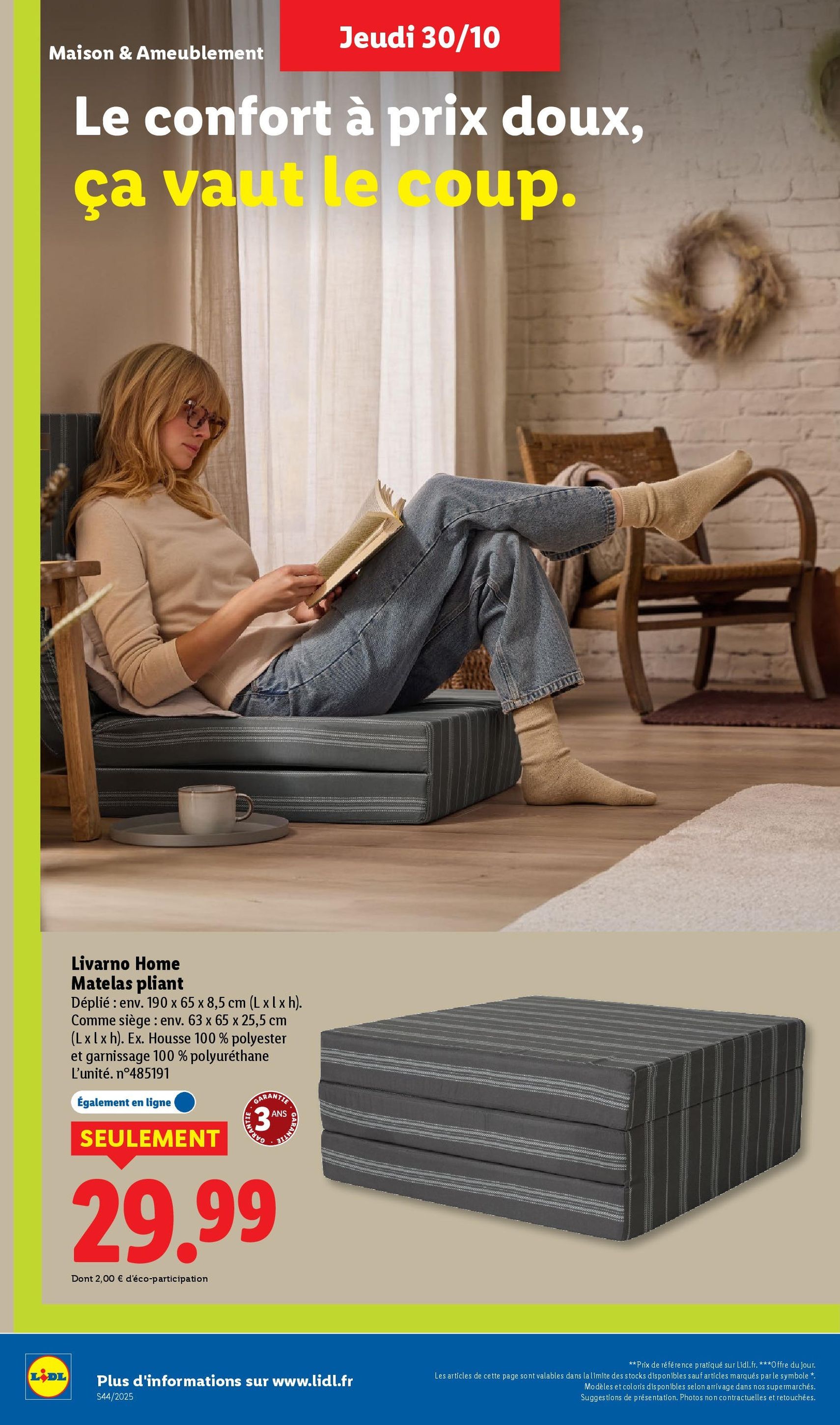 LIDL catalogue semaine 44 - brochure valable à partir du 30/10/2025, page 46 sur 82