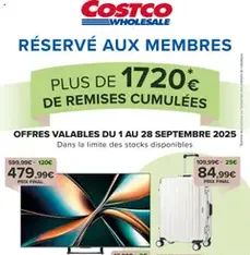 Costco catalogue - Prévisualisation du catalogue valable à partir du 01/09/2025