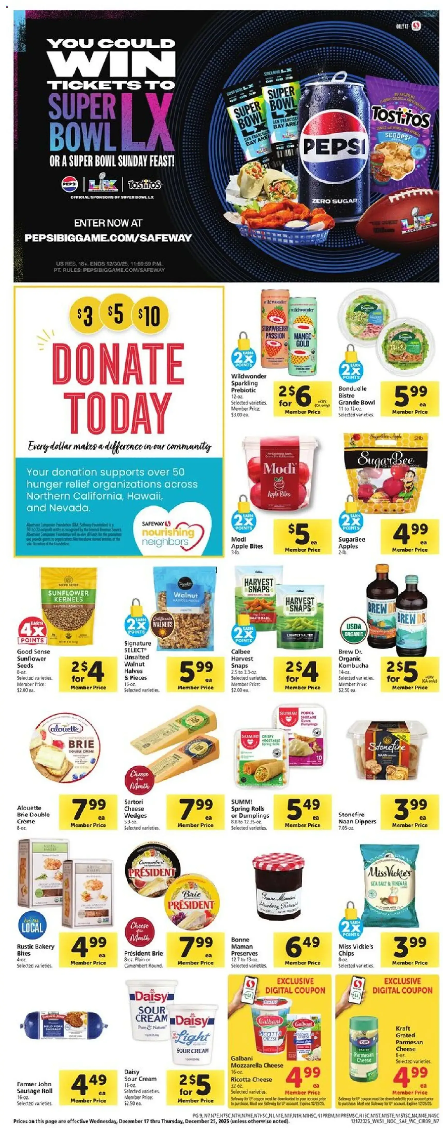 Safeway Weekly Ad - valid flyer from 12/17/2025, page 11 of 14