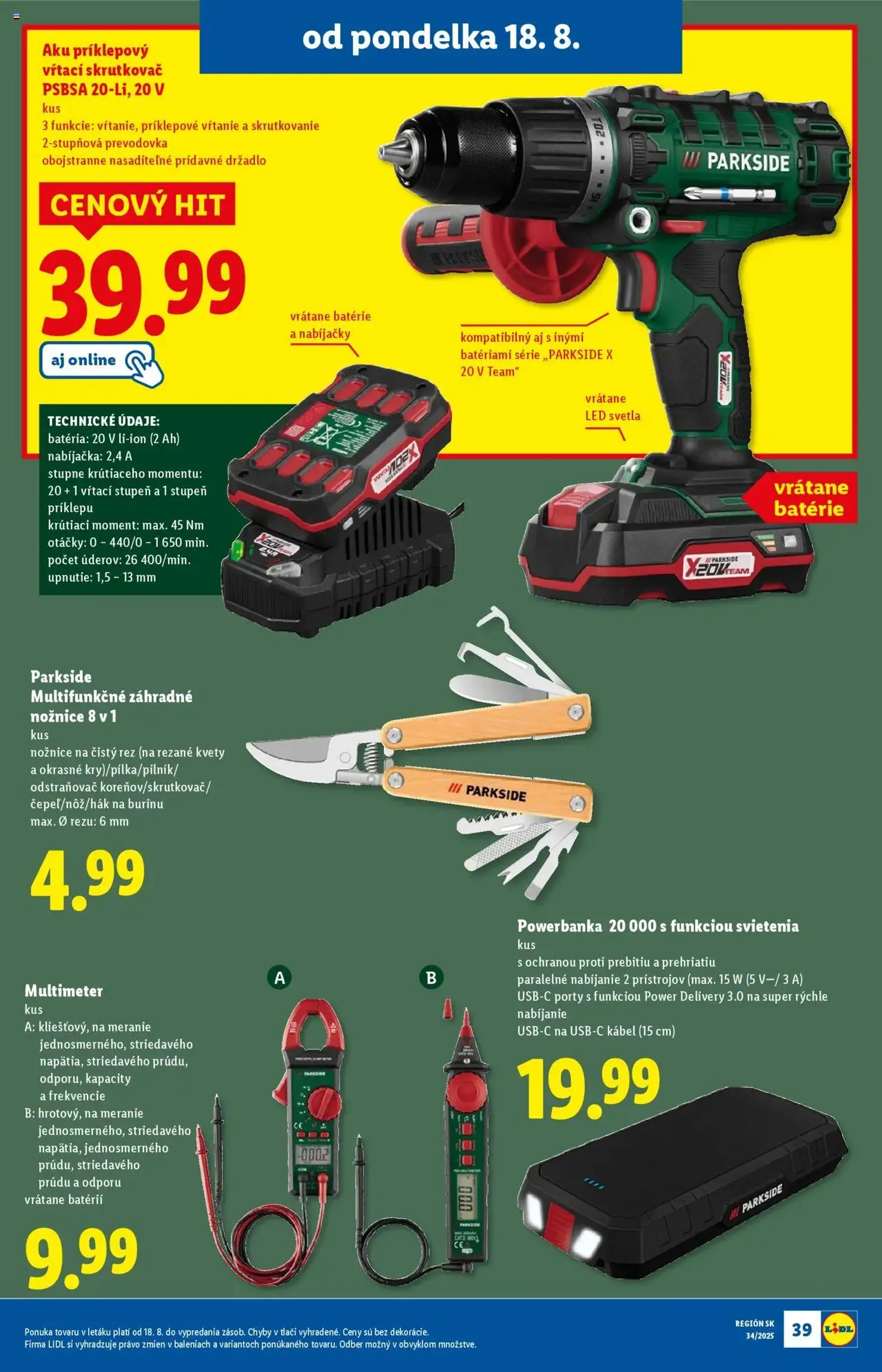Lidl leták - platný leták od 18.08.2025 strana 47 z 97 Lidl leták - platný leták od 18.08.2025 strana 47 z 97