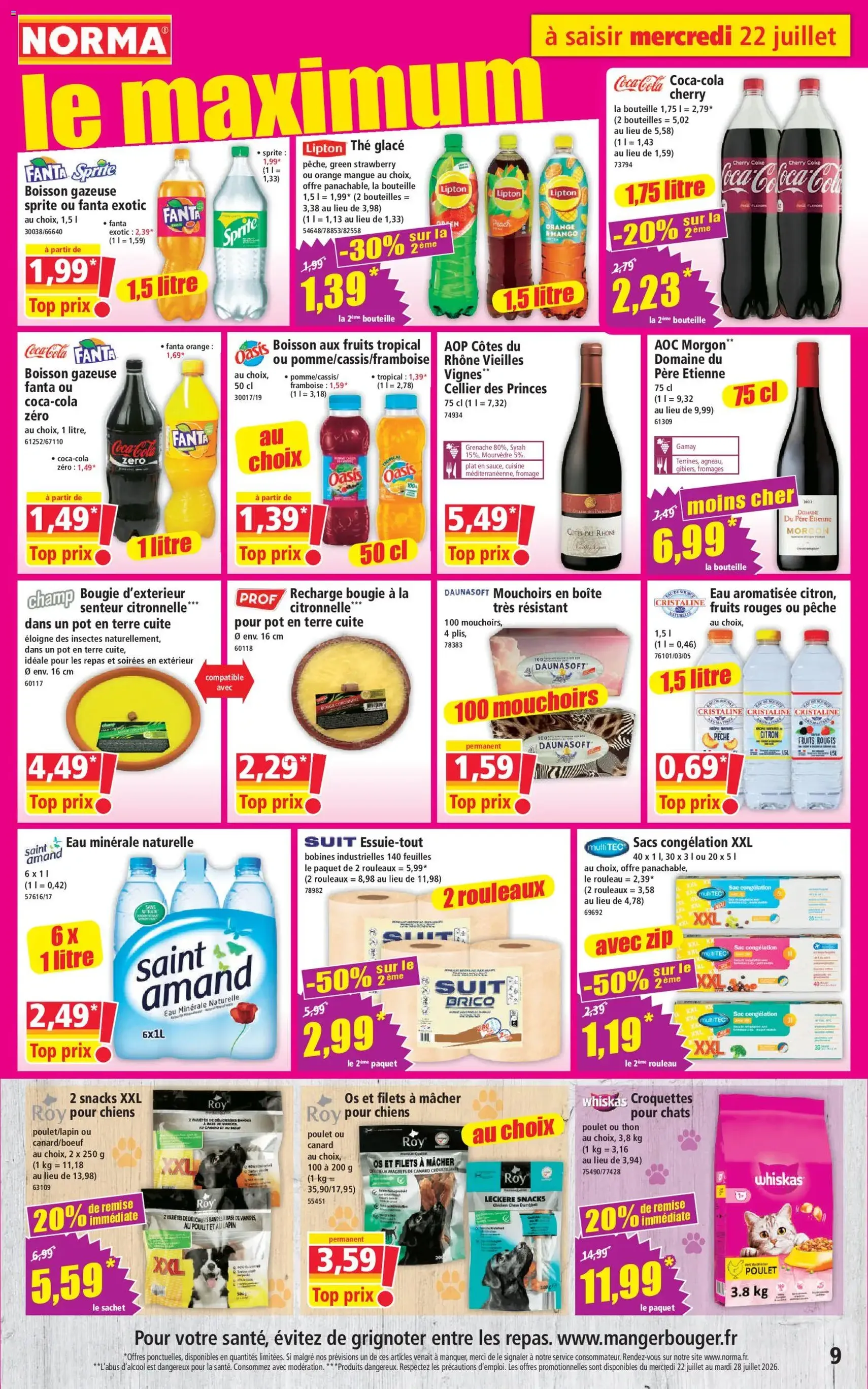 Norma catalogue - brochure valable à partir du 22/07/2026, page 9 sur 12