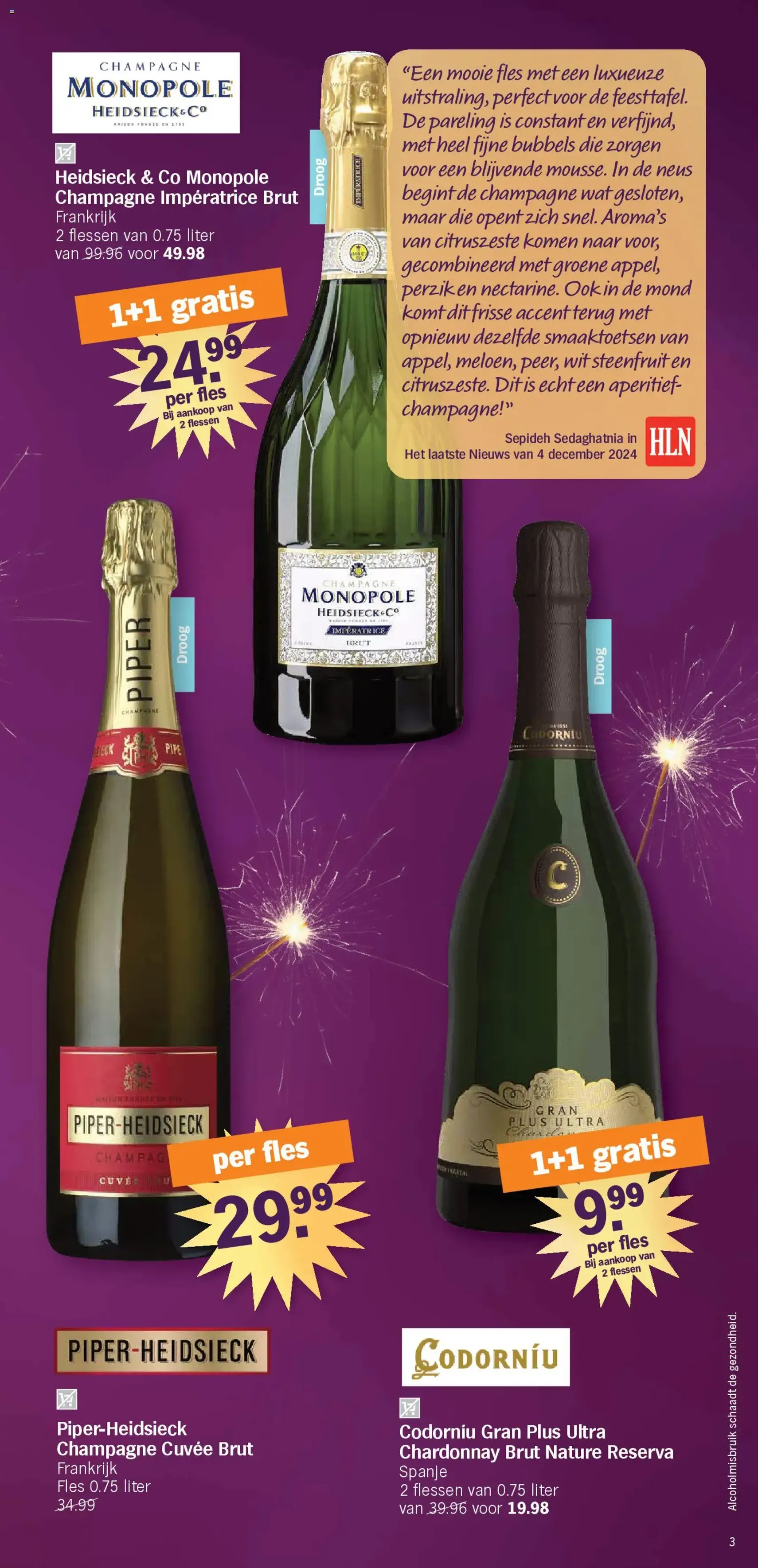 Albert Heijn folder week / de la semaine 52 - geldige folder vanaf 27/12/2025 pagina 3 van 26