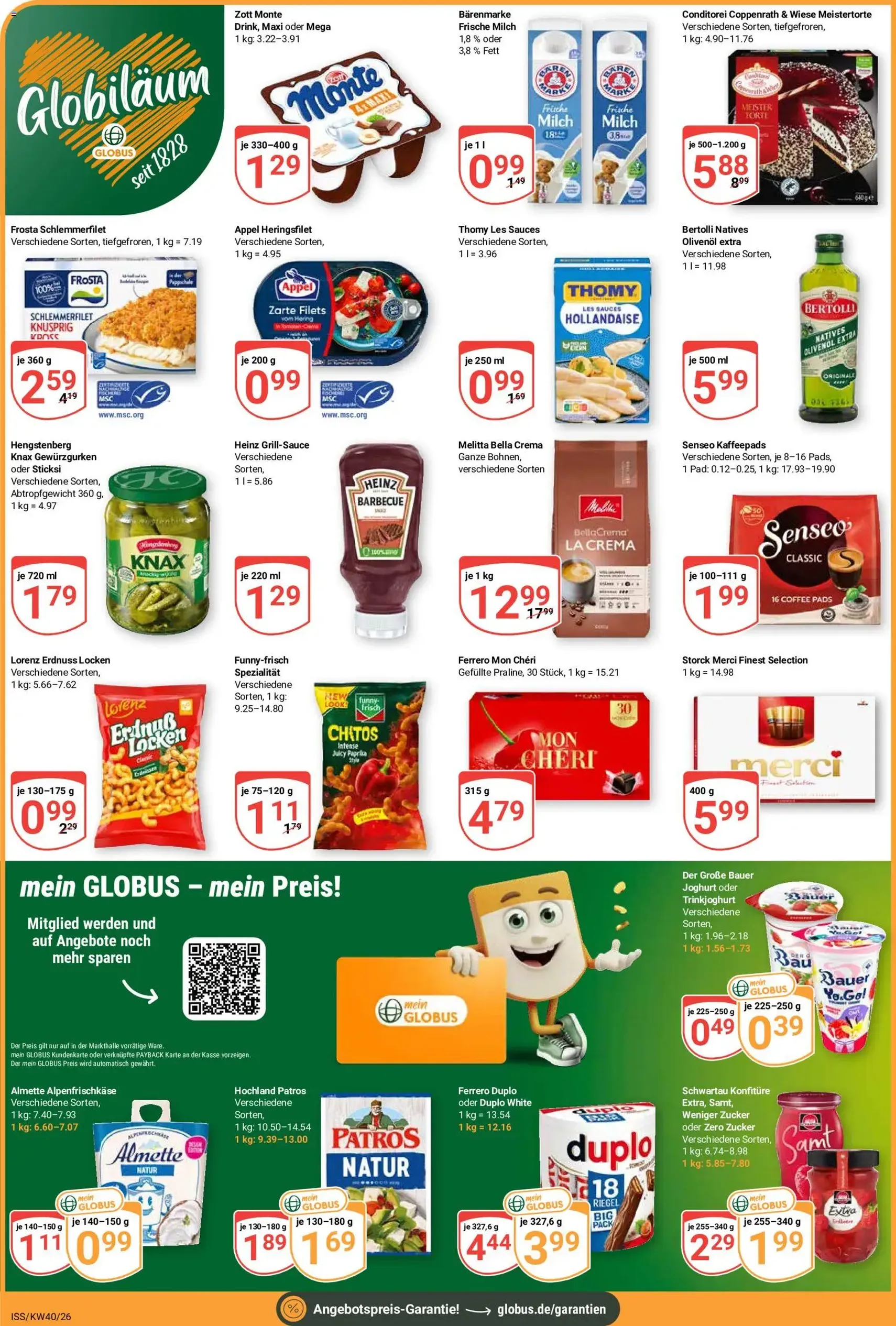 Globus Prospekt - Gültiger Prospekt ab 28.09.2026, Seite 2 von insgesamt 24