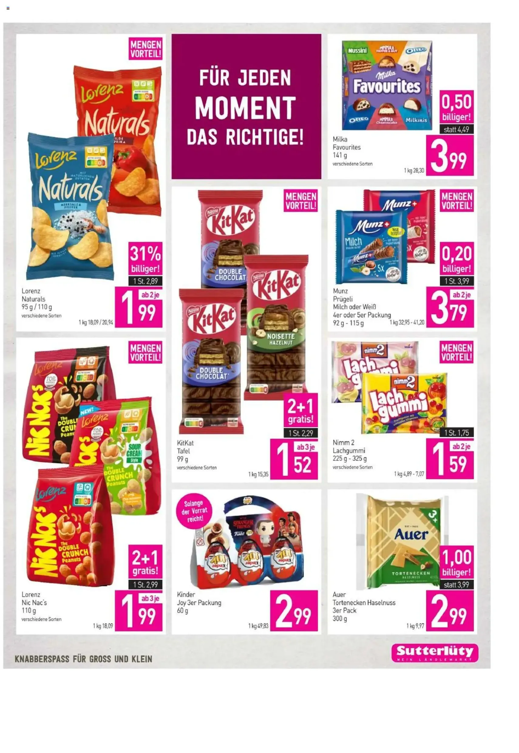 Sutterlüty Flugblatt - Gültiger Prospekt ab 26.02.2026, Seite 17 von insgesamt 20