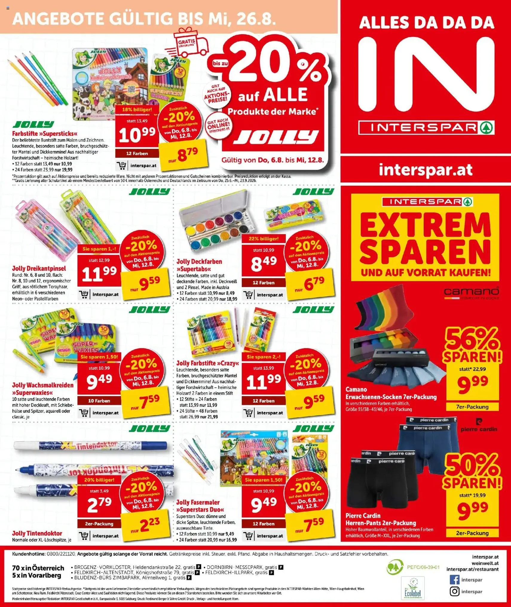 Interspar - Flugblatt - Gültiger Prospekt ab 06.08.2026, Seite 16 von insgesamt 16
