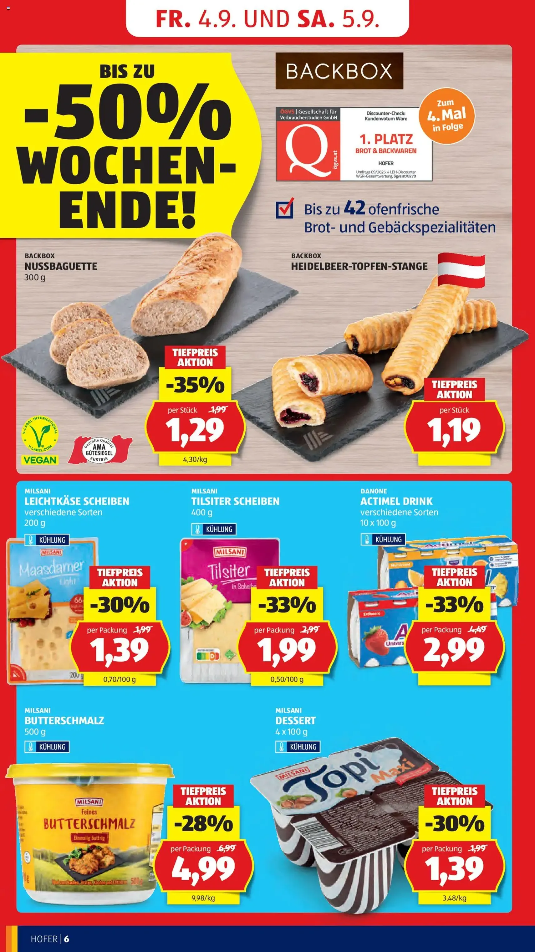 Hofer Flugblatt - Gültiger Prospekt ab 04.09.2026, Seite 12 von insgesamt 44