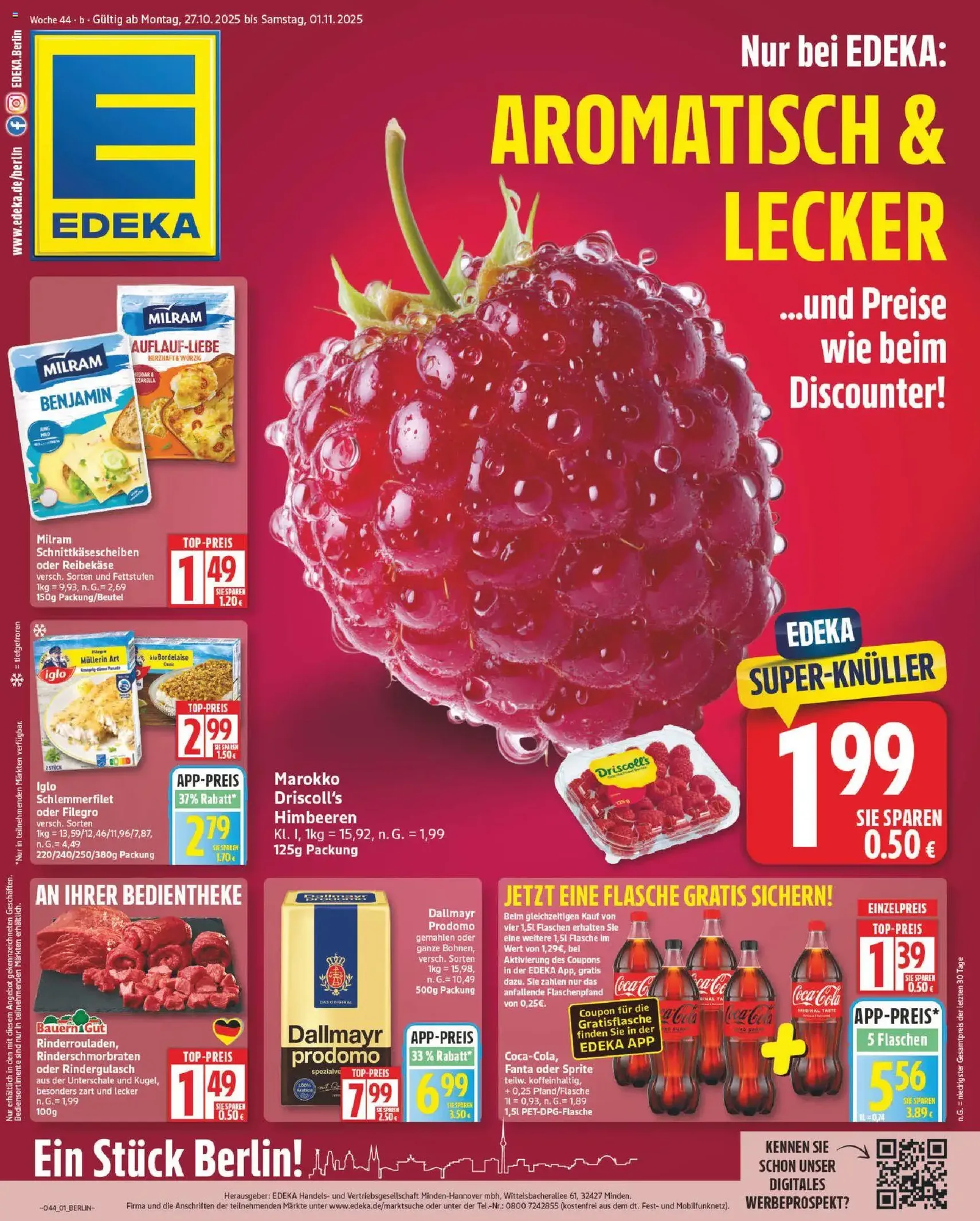 Edeka Prospekt - Gültiger Prospekt ab 27.10.2025, Seite 1 von insgesamt 18 Edeka Prospekt - Gültiger Prospekt ab 27.10.2025, Seite 1 von insgesamt 18