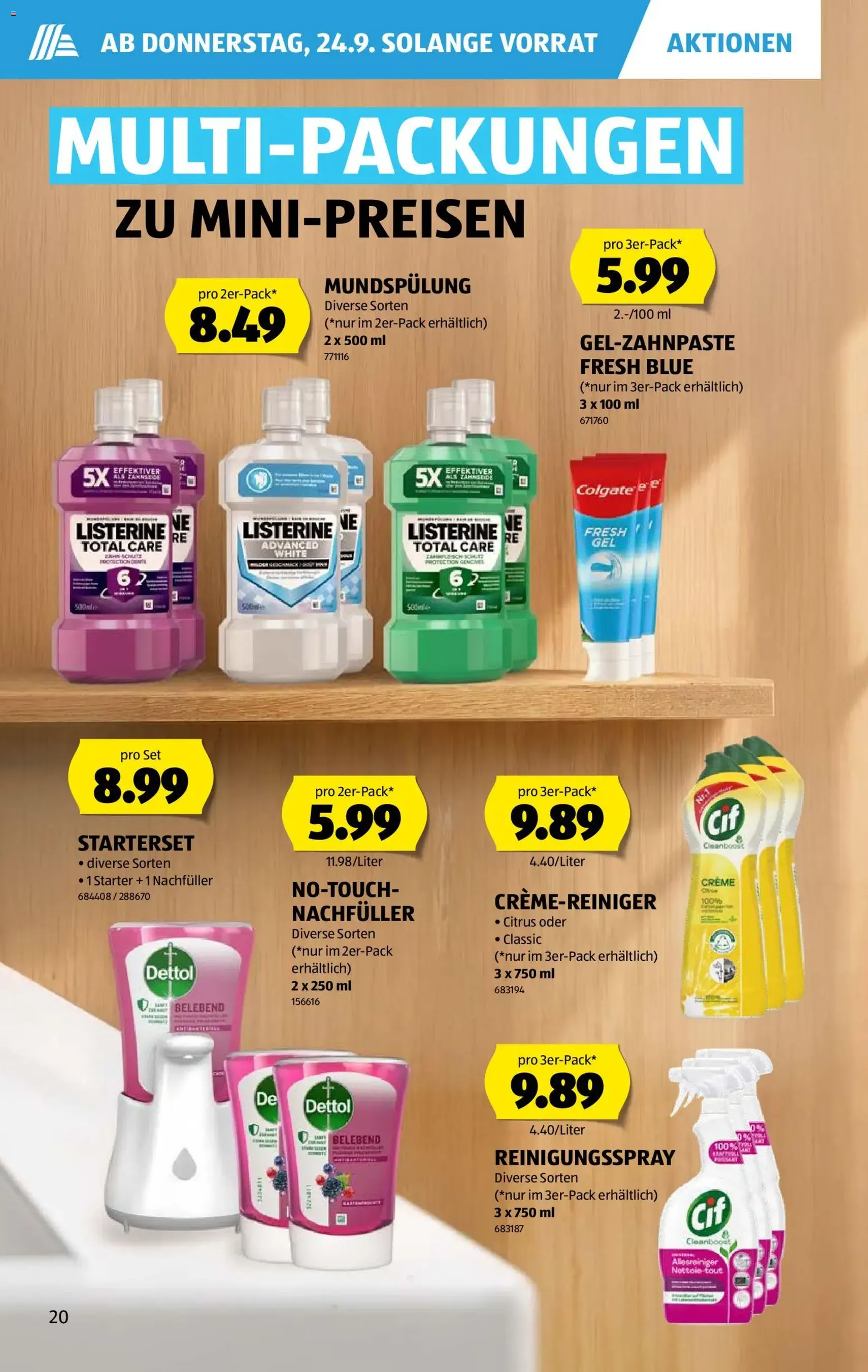 Aldi aktionen - Gültiger Prospekt ab 24.09.2026, Seite 20 von insgesamt 38