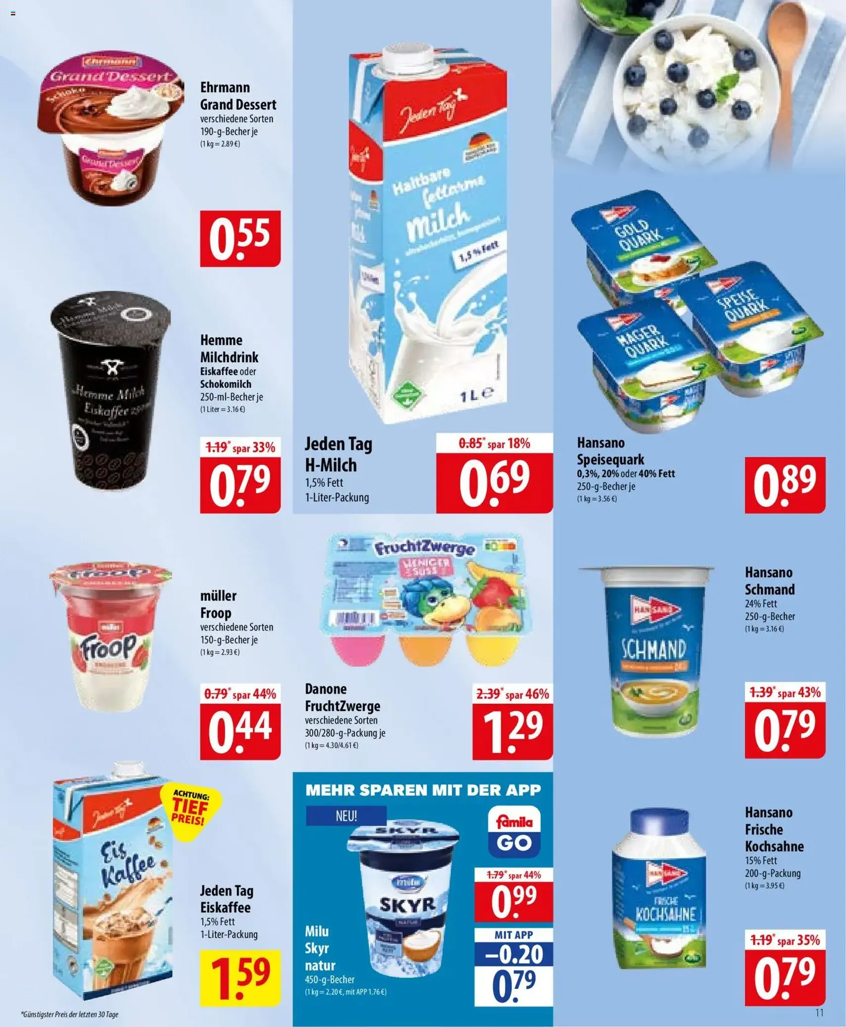 Famila Prospekt - Gültiger Prospekt ab 01.06.2026, Seite 11 von insgesamt 28