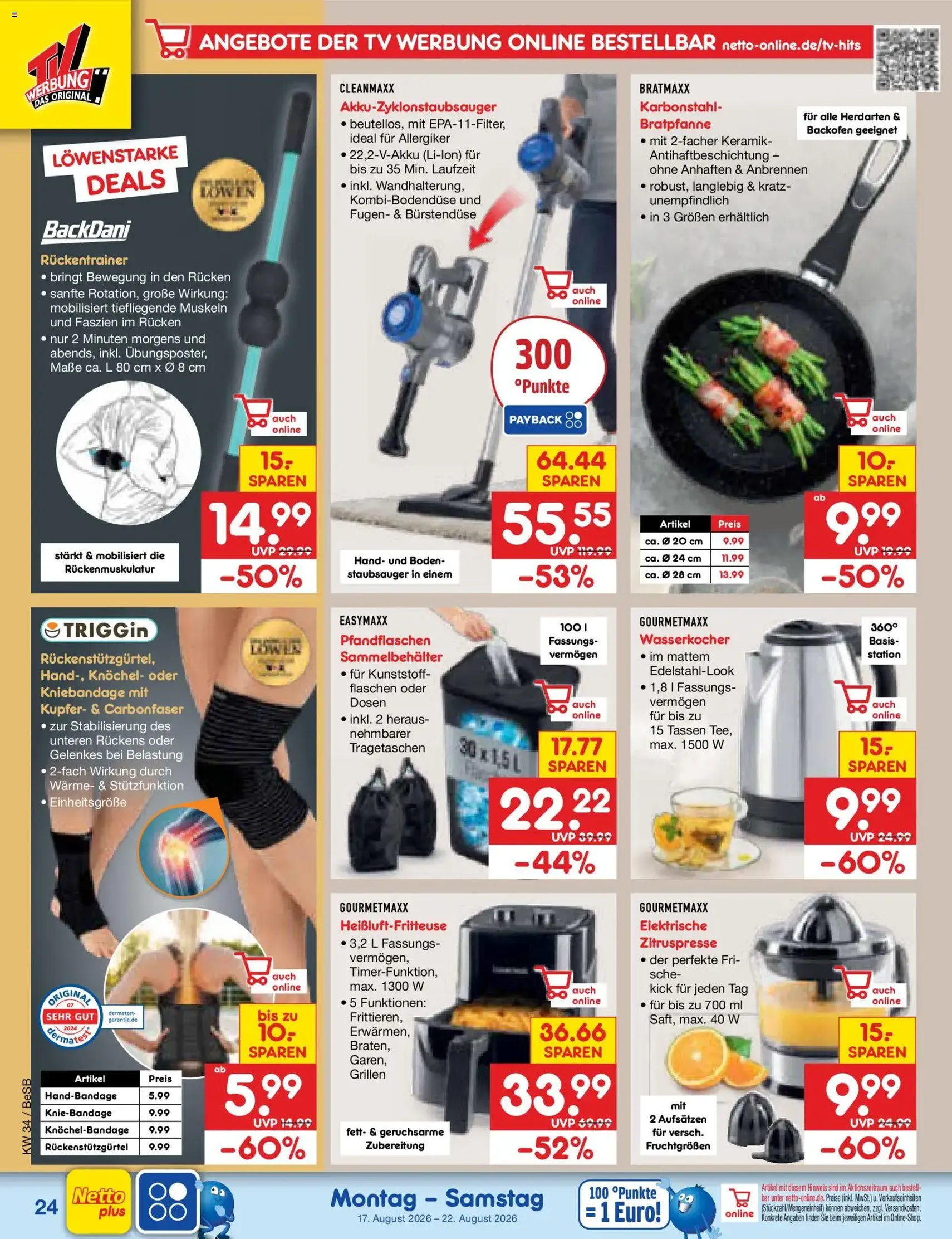 Netto Marken-Discount Prospekt - Gültiger Prospekt ab 17.08.2026, Seite 34 von insgesamt 65