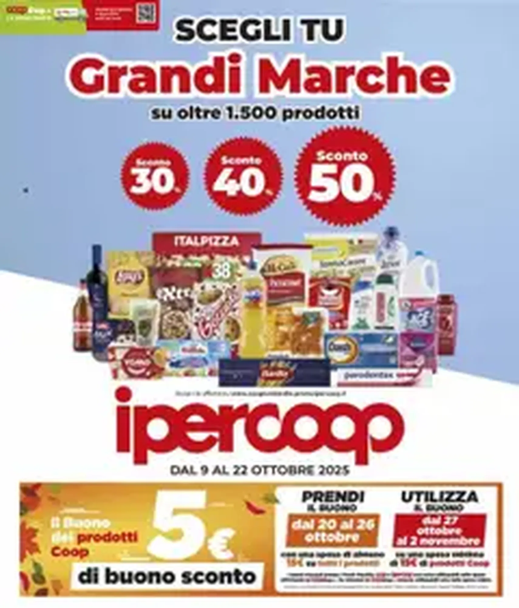 Volantino Ipercoop - volantino valido dal 09/10/2025 pagina 1 di 1