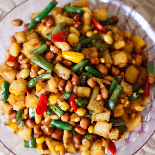 Recipe preview Thai Creamy Peanut Vegan Gnocchi Stir-Fry