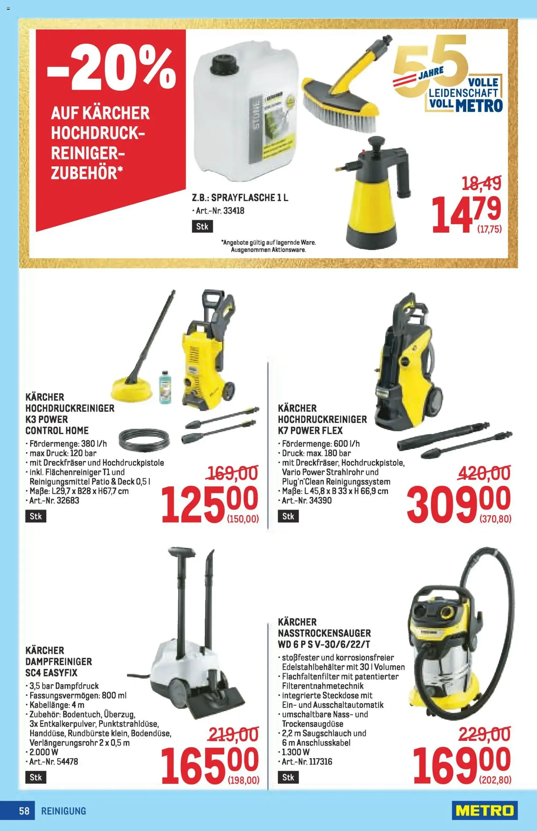 Metro angebote Profi - Gültiger Prospekt ab 05.03.2026, Seite 58 von insgesamt 72