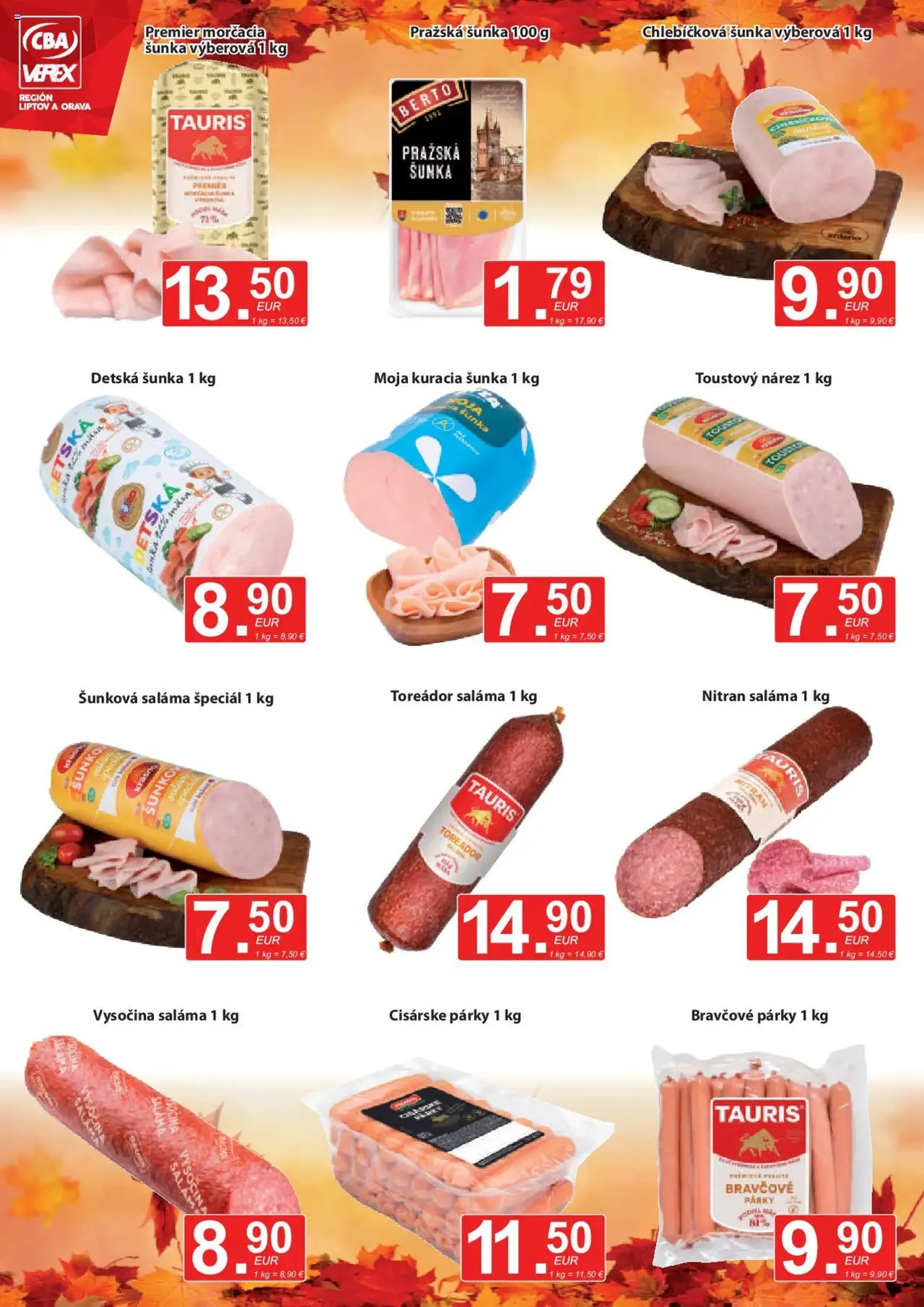 CBA Verex leták - platný leták od 16.10.2025 strana 2 z 12 CBA Verex leták - platný leták od 16.10.2025 strana 2 z 12