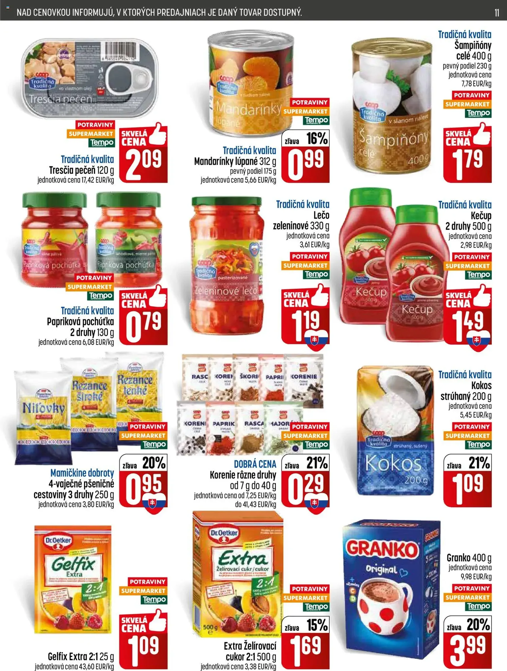 COOP Jednota leták - platný leták od 04.06.2026 strana 11 z 32