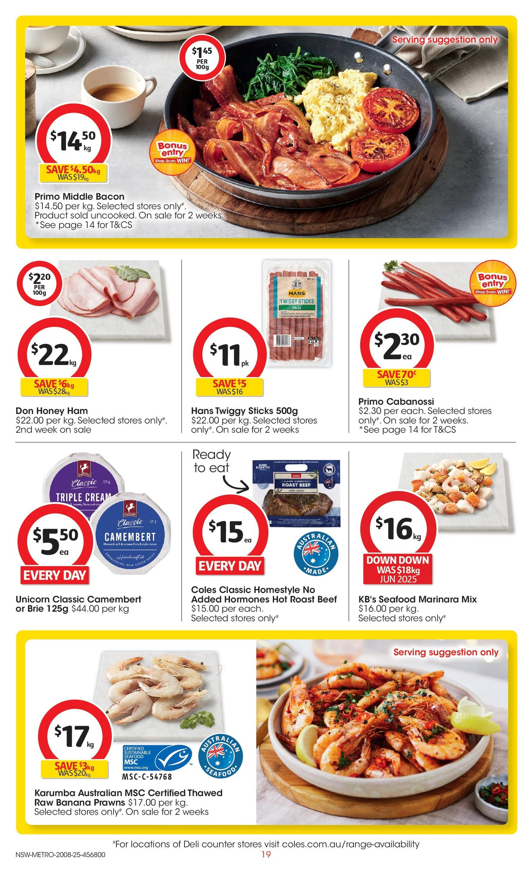 Coles Catalogue NSW - valid flyer from 20/08/2025, page 19 of 45 Coles Catalogue NSW - valid flyer from 20/08/2025, page 19 of 45