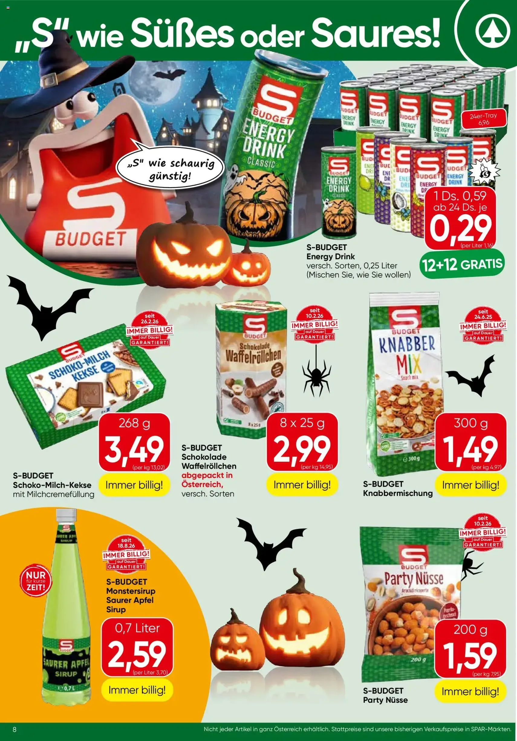 Spar Flugblatt - Gültiger Prospekt ab 15.10.2026, Seite 8 von insgesamt 18