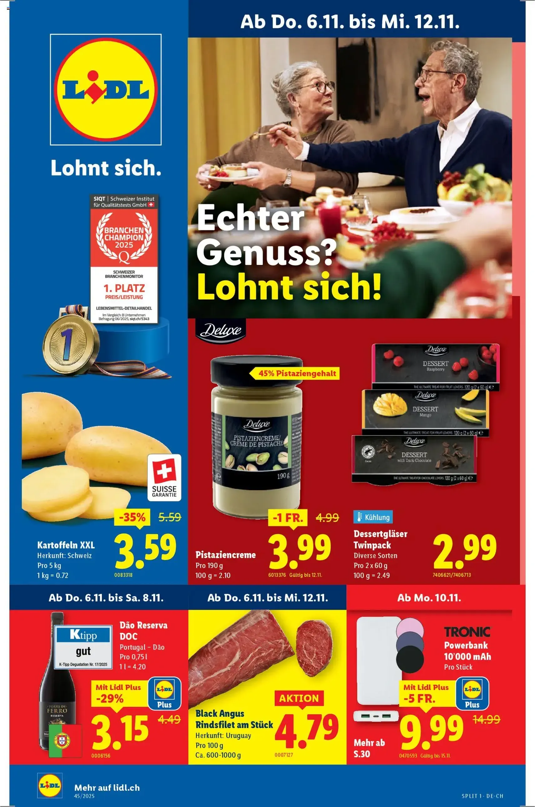 Lidl Aktionen - Gültiger Prospekt ab 06.11.2025, Seite 1 von insgesamt 32