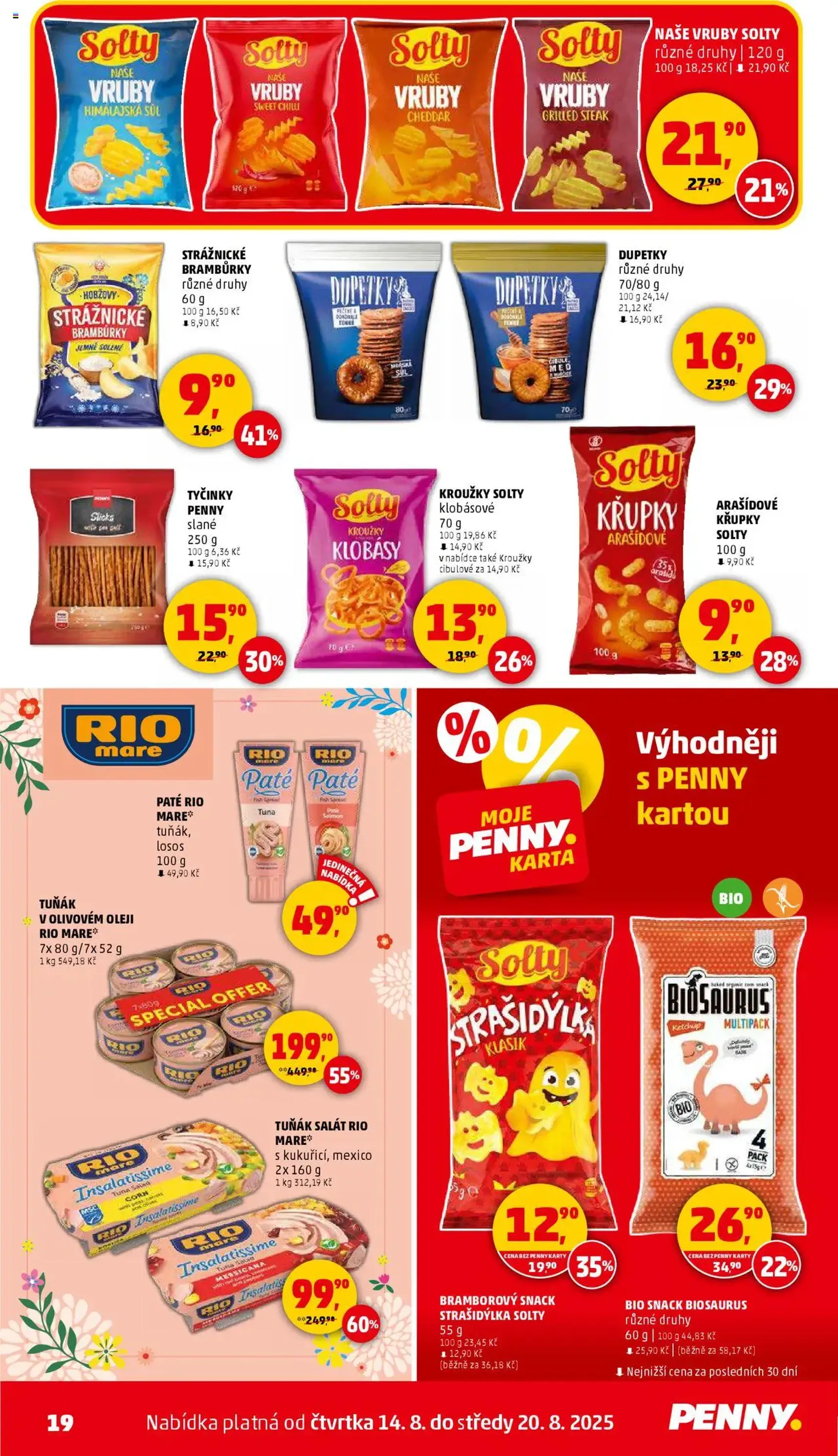 Penny Market leták - Čtvrtečník - platný leták od 14.08.2025 strana 19 z 32 Penny Market leták - Čtvrtečník - platný leták od 14.08.2025 strana 19 z 32