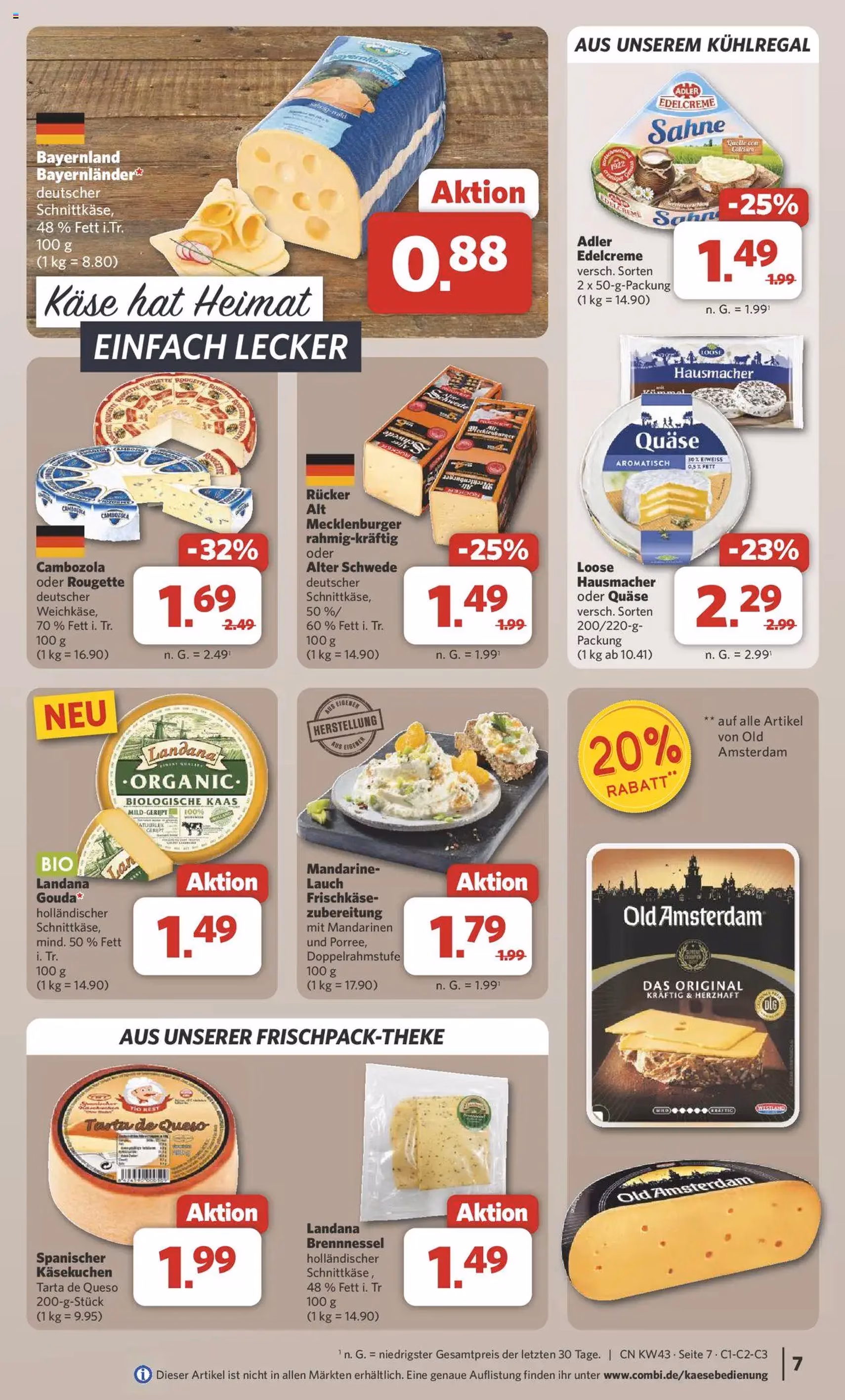 Combi Prospekt - Gültiger Prospekt ab 20.10.2025, Seite 7 von insgesamt 30 Combi Prospekt - Gültiger Prospekt ab 20.10.2025, Seite 7 von insgesamt 30