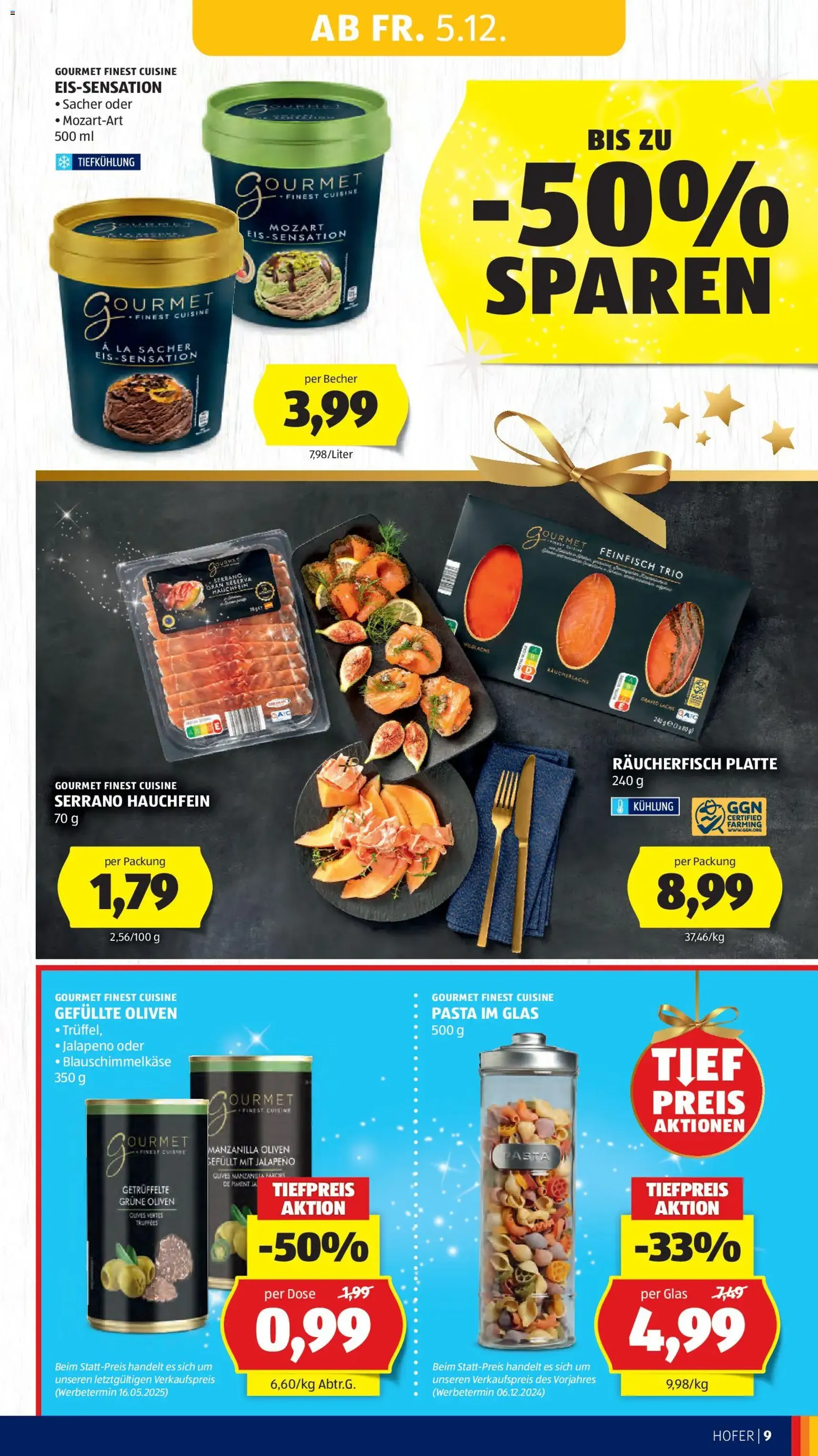 Hofer Flugblatt - Gültiger Prospekt ab 05.12.2025, Seite 15 von insgesamt 60