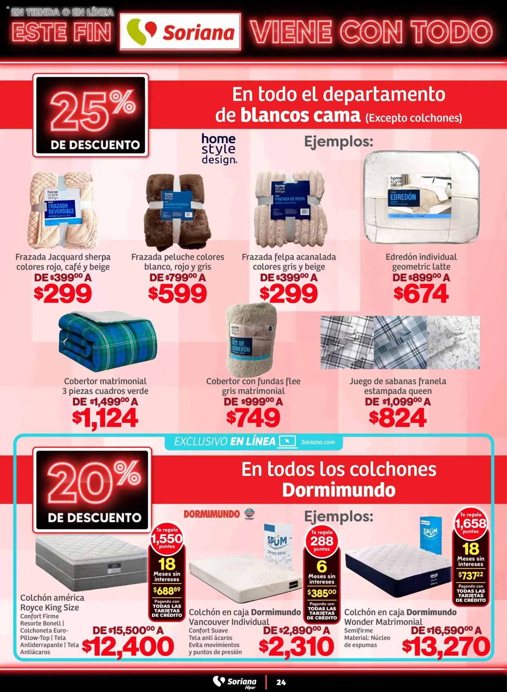 Soriana - Este fin Soriana viene con todo Híper Nacional - folleto válido desde 29/10/2025 página 24 de 35 Soriana - Este fin Soriana viene con todo Híper Nacional - folleto válido desde 29/10/2025 página 24 de 35