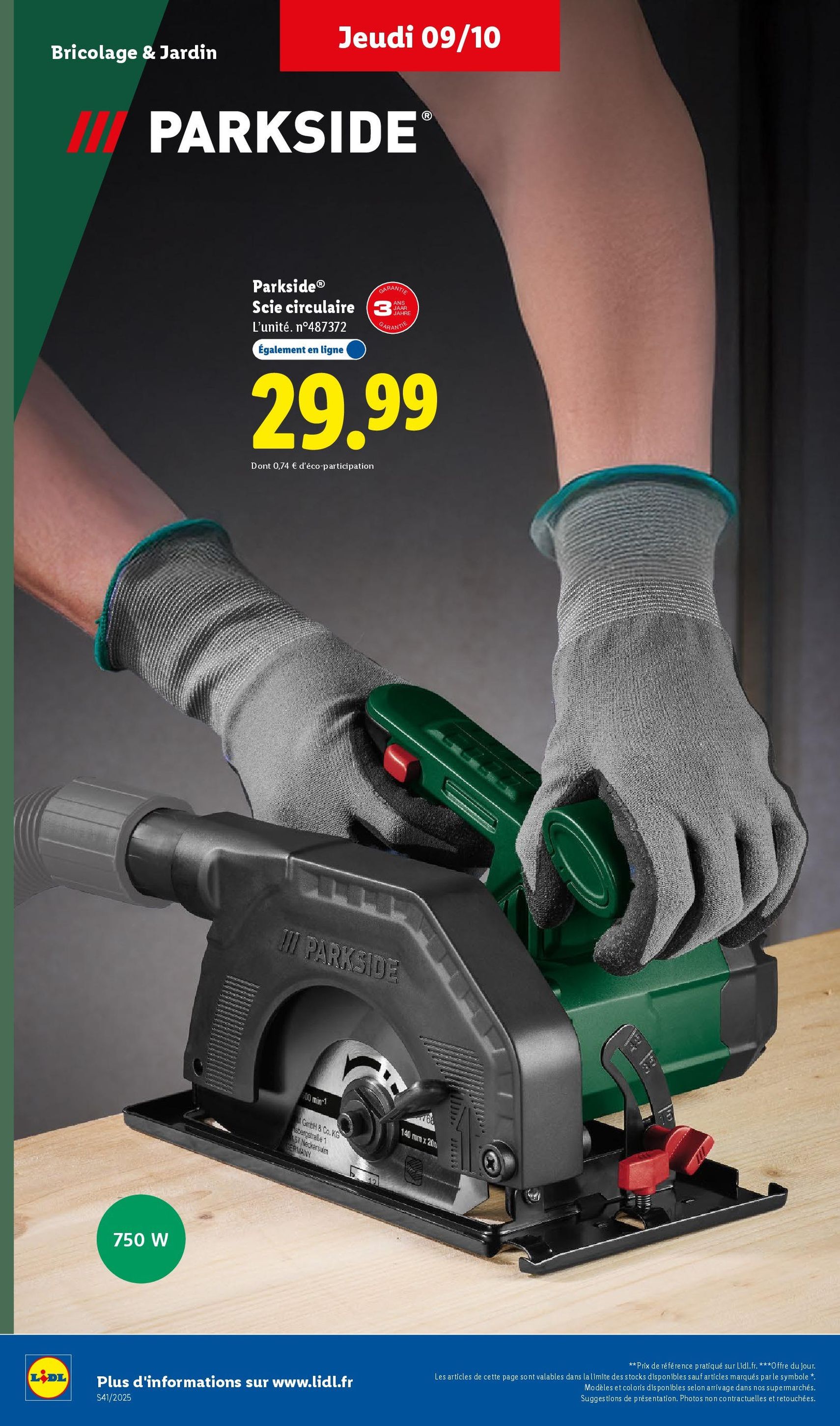 LIDL catalogue semaine 41 - brochure valable à partir du 09/10/2025, page 46 sur 73