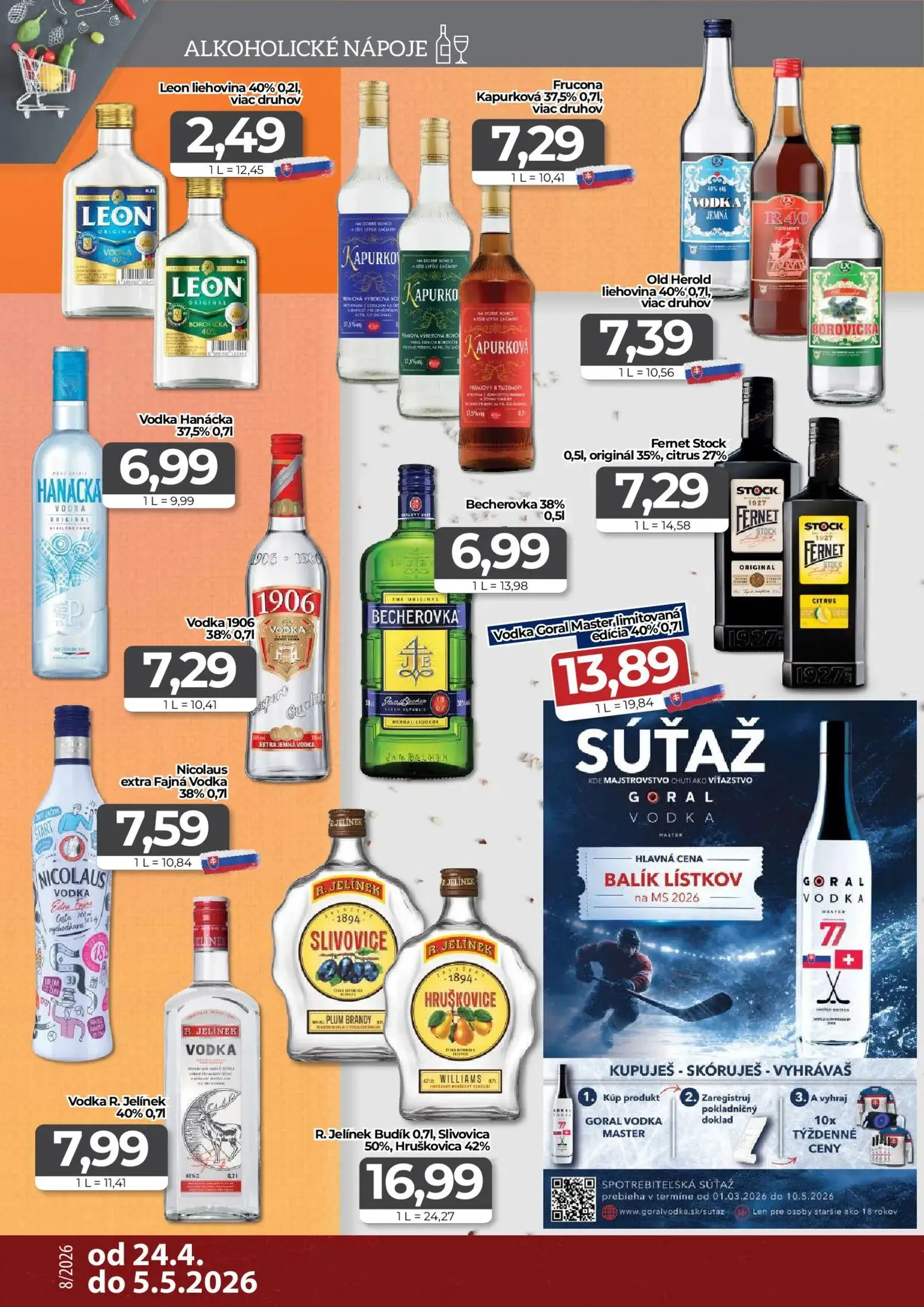 CBA Komfos leták - platný leták od 24.04.2026 strana 14 z 16