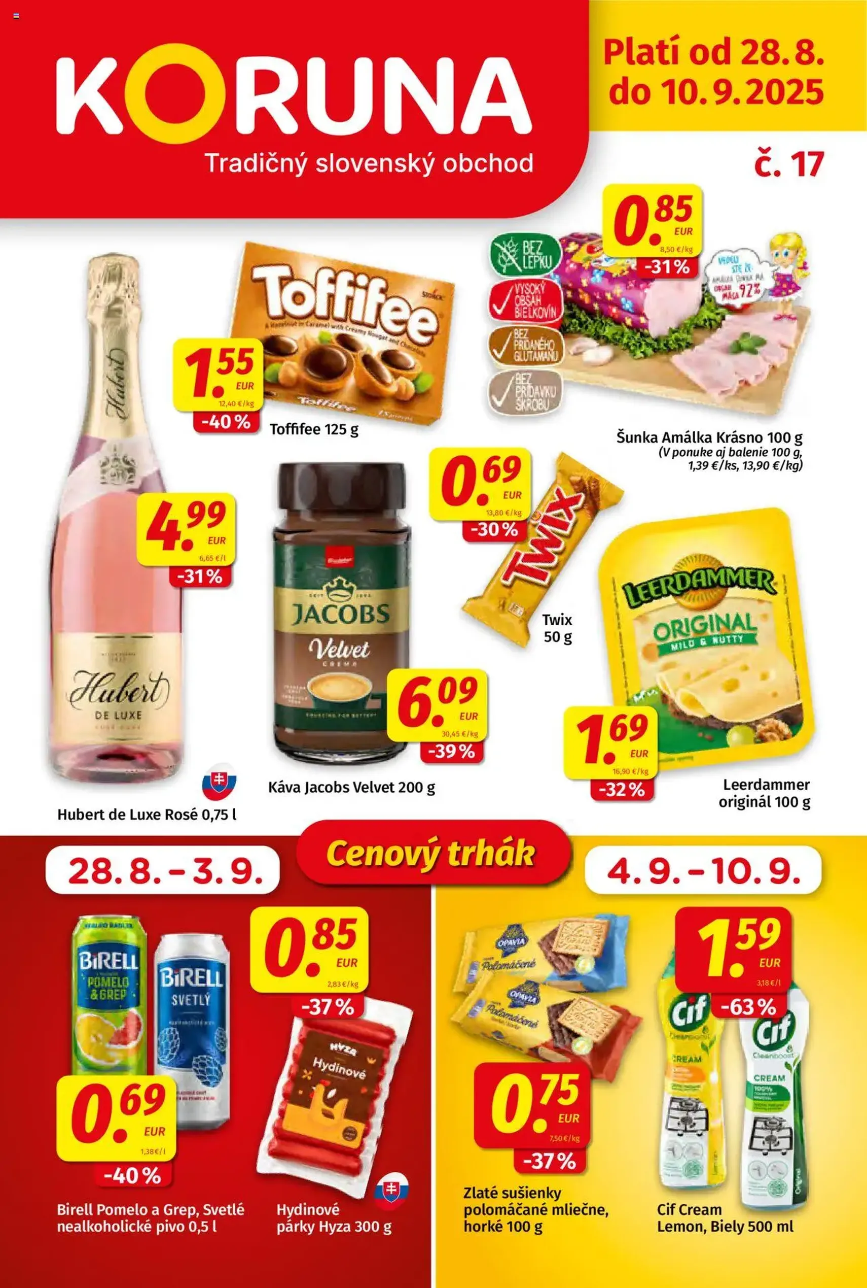 Koruna leták - platný leták od 28.08.2025 strana 1 z 24 Koruna leták - platný leták od 28.08.2025 strana 1 z 24