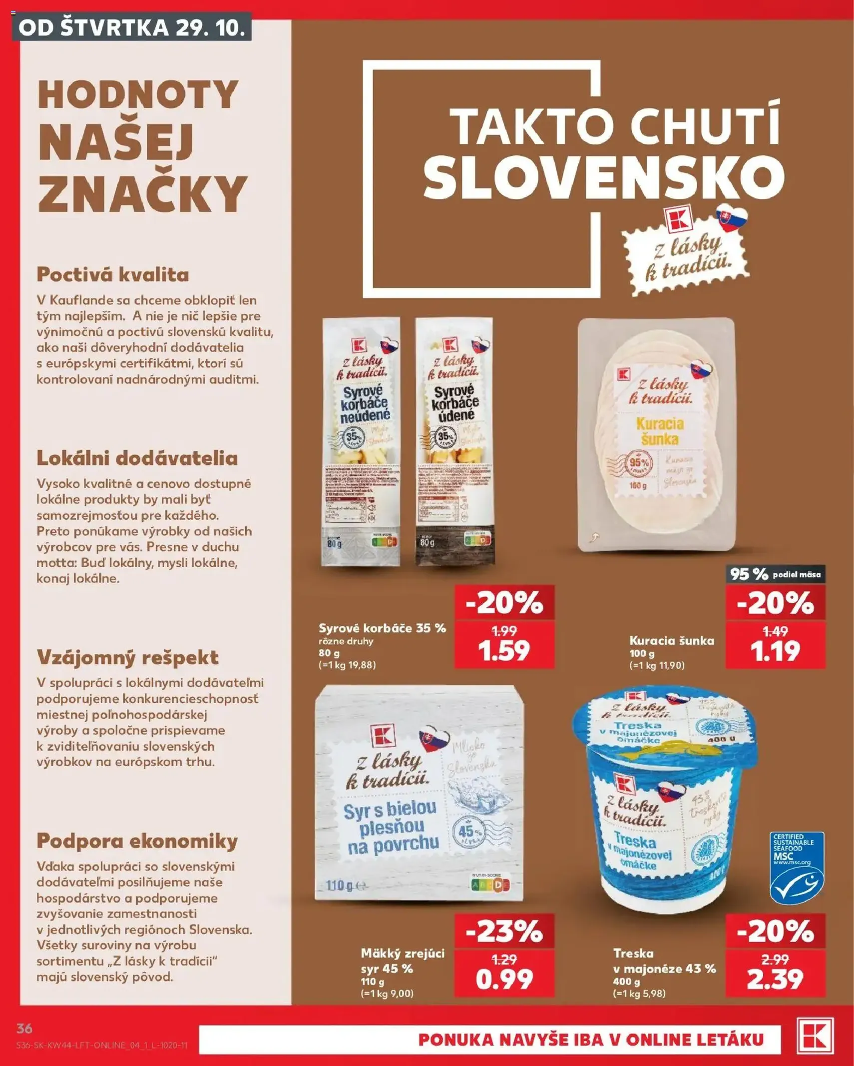 Kaufland leták - platný leták od 29.10.2026 strana 36 z 78