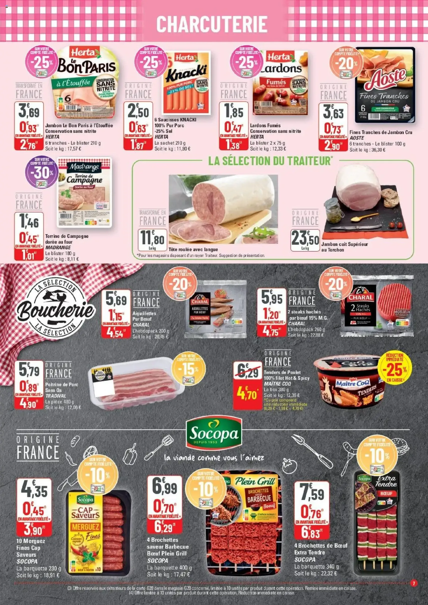 G20 Supermarchés catalogue - brochure valable à partir du 20/05/2026, page 7 sur 20
