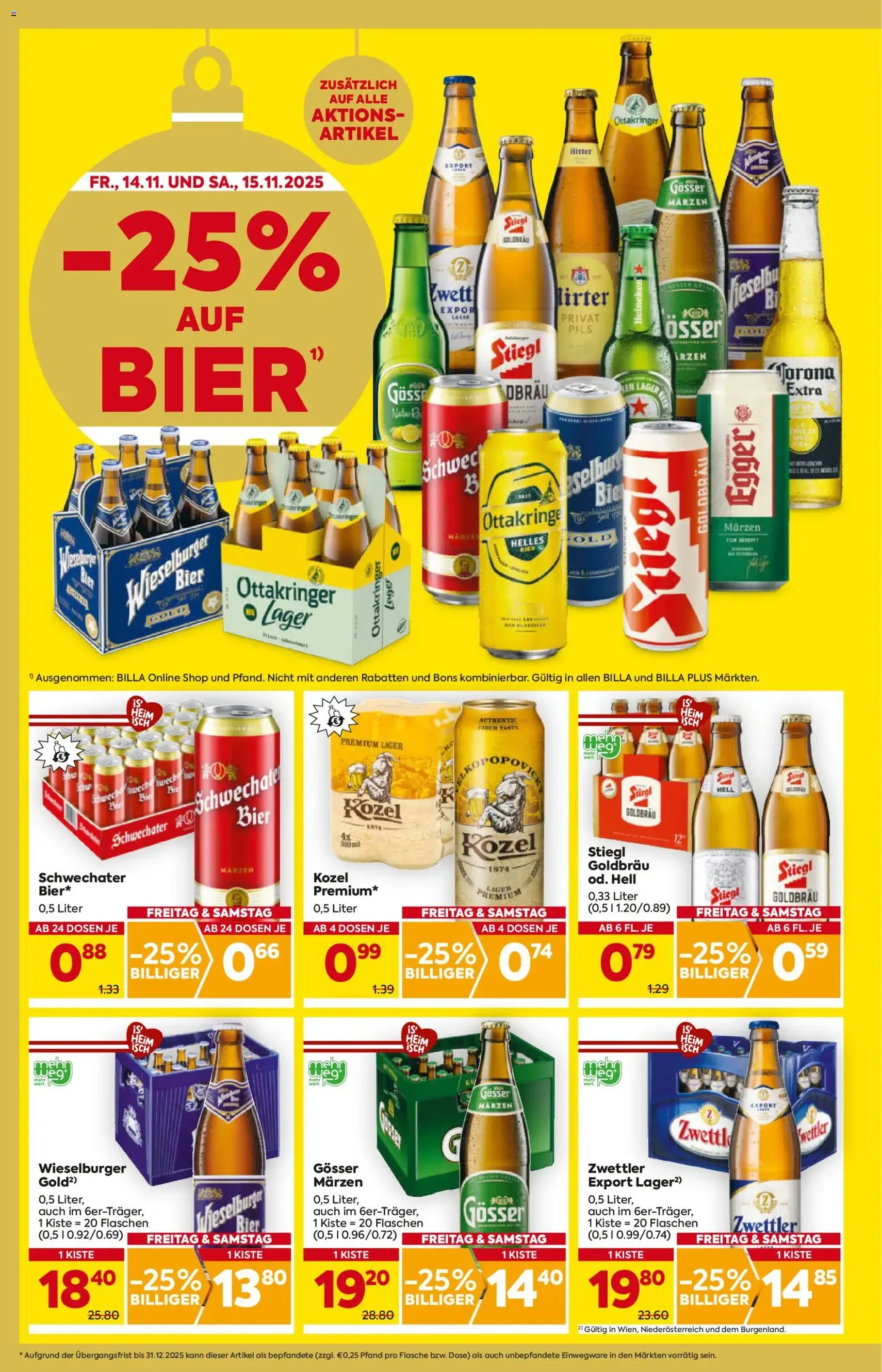 Billa Flugblatt - Gültiger Prospekt ab 13.11.2025, Seite 2 von insgesamt 20