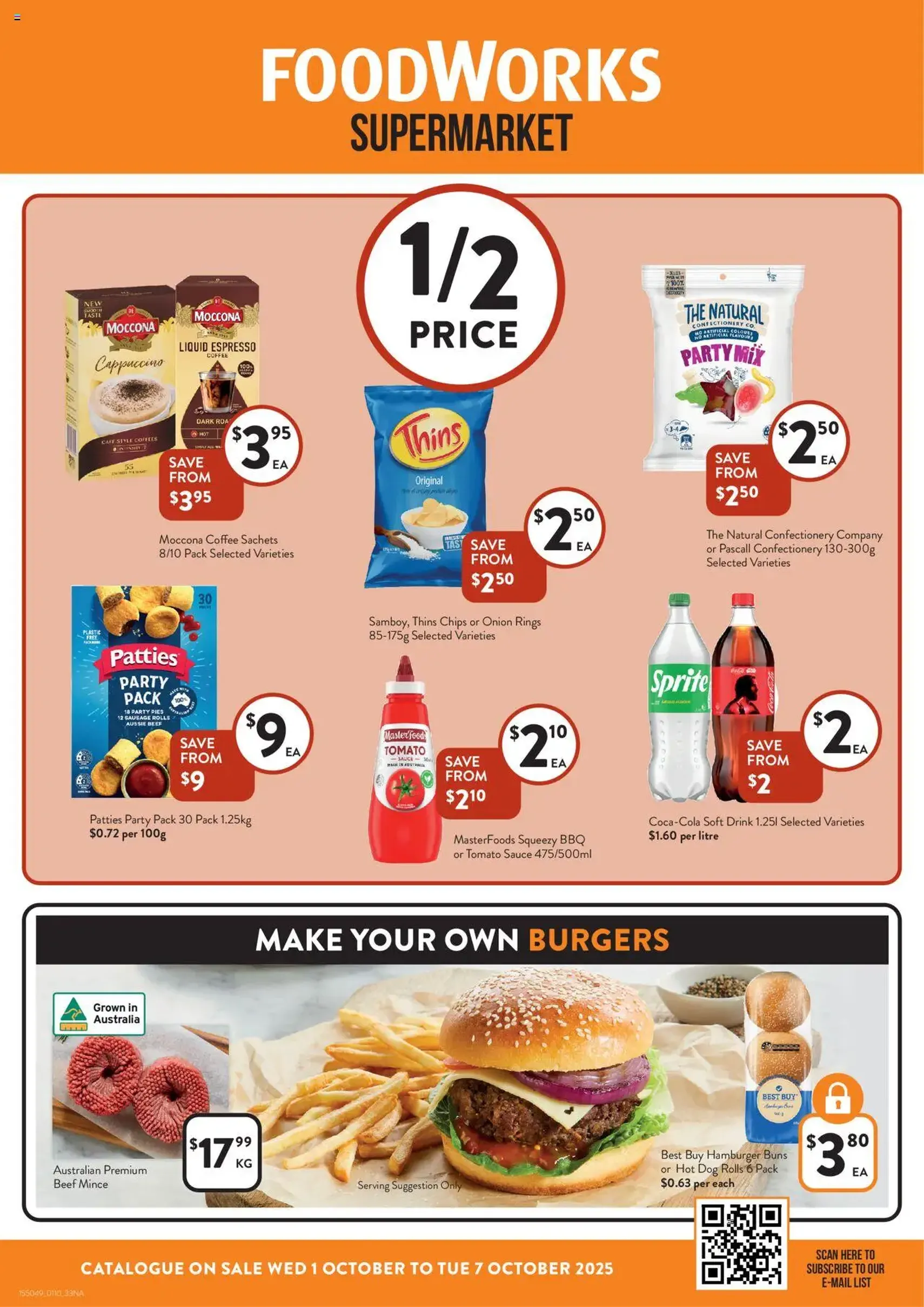 Foodworks - Catalogue NSW - valid flyer from 01/10/2025, page 1 of 33 Foodworks - Catalogue NSW - valid flyer from 01/10/2025, page 1 of 33