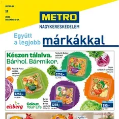 Metro Akciós újság - szórólap előnézete érvényes 2025.12.01. -tól