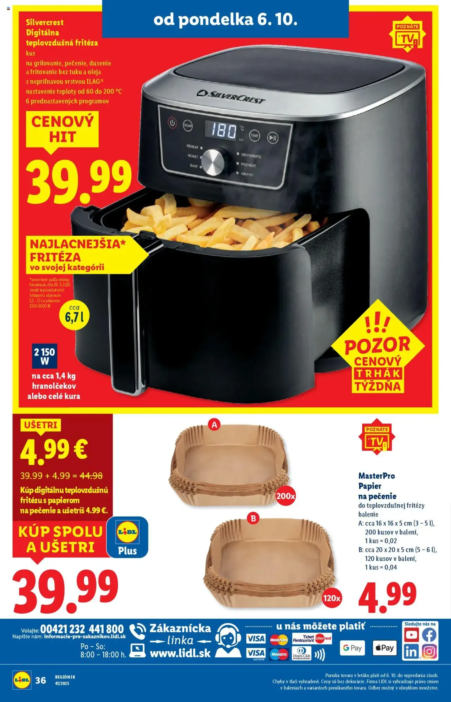 Lidl leták - platný leták od 06.10.2025 strana 58 z 108