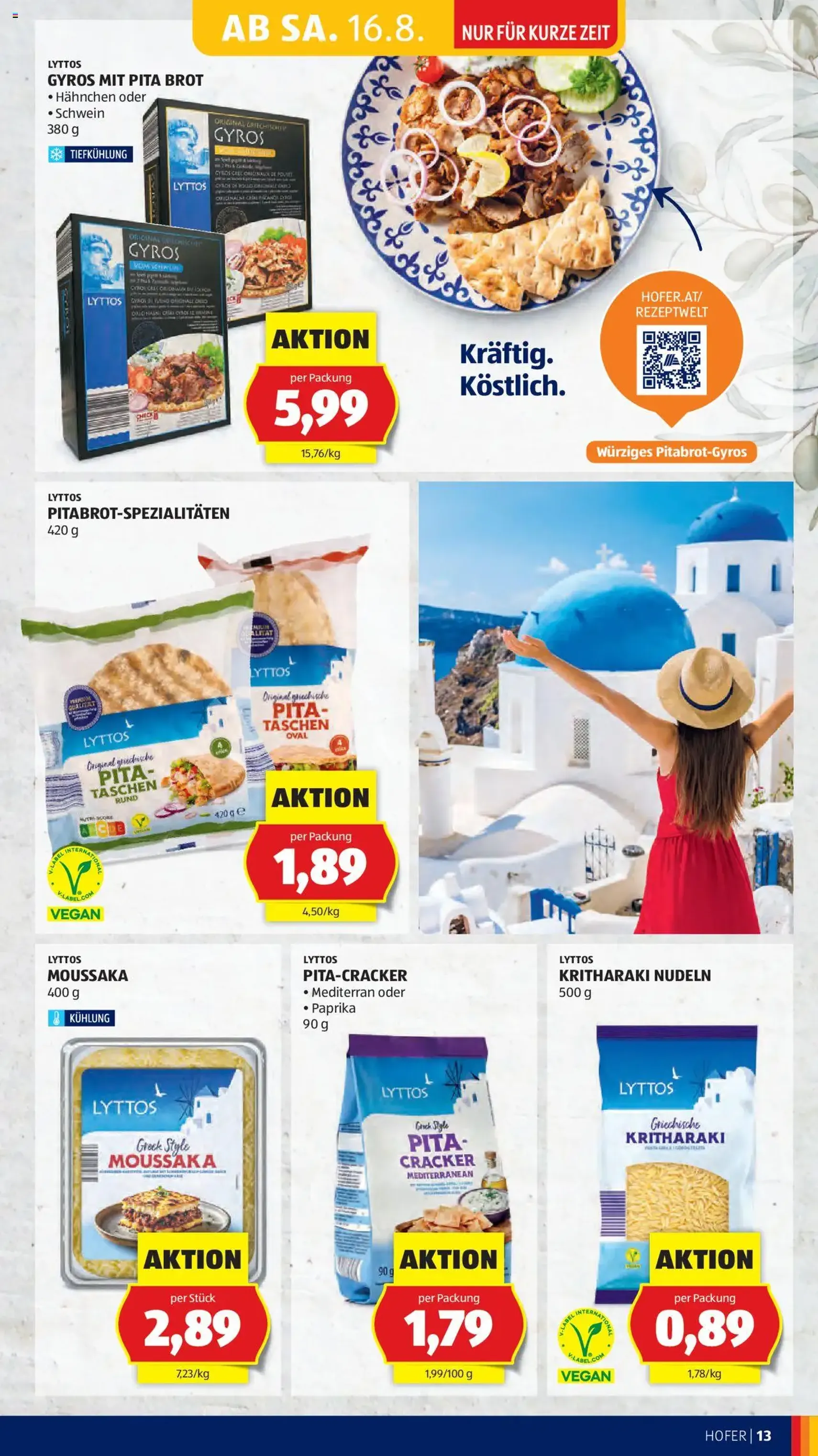 Hofer Flugblatt - Gültiger Prospekt ab 14.08.2025, Seite 15 von insgesamt 45