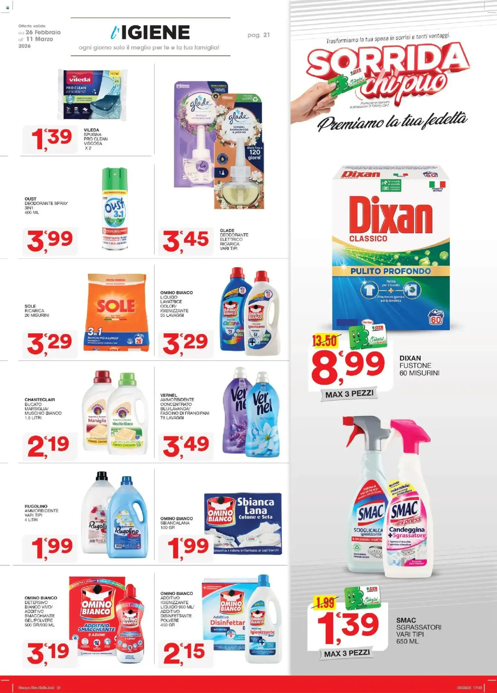 Volantino SISA - volantino valido dal 26/02/2026 pagina 21 di 24