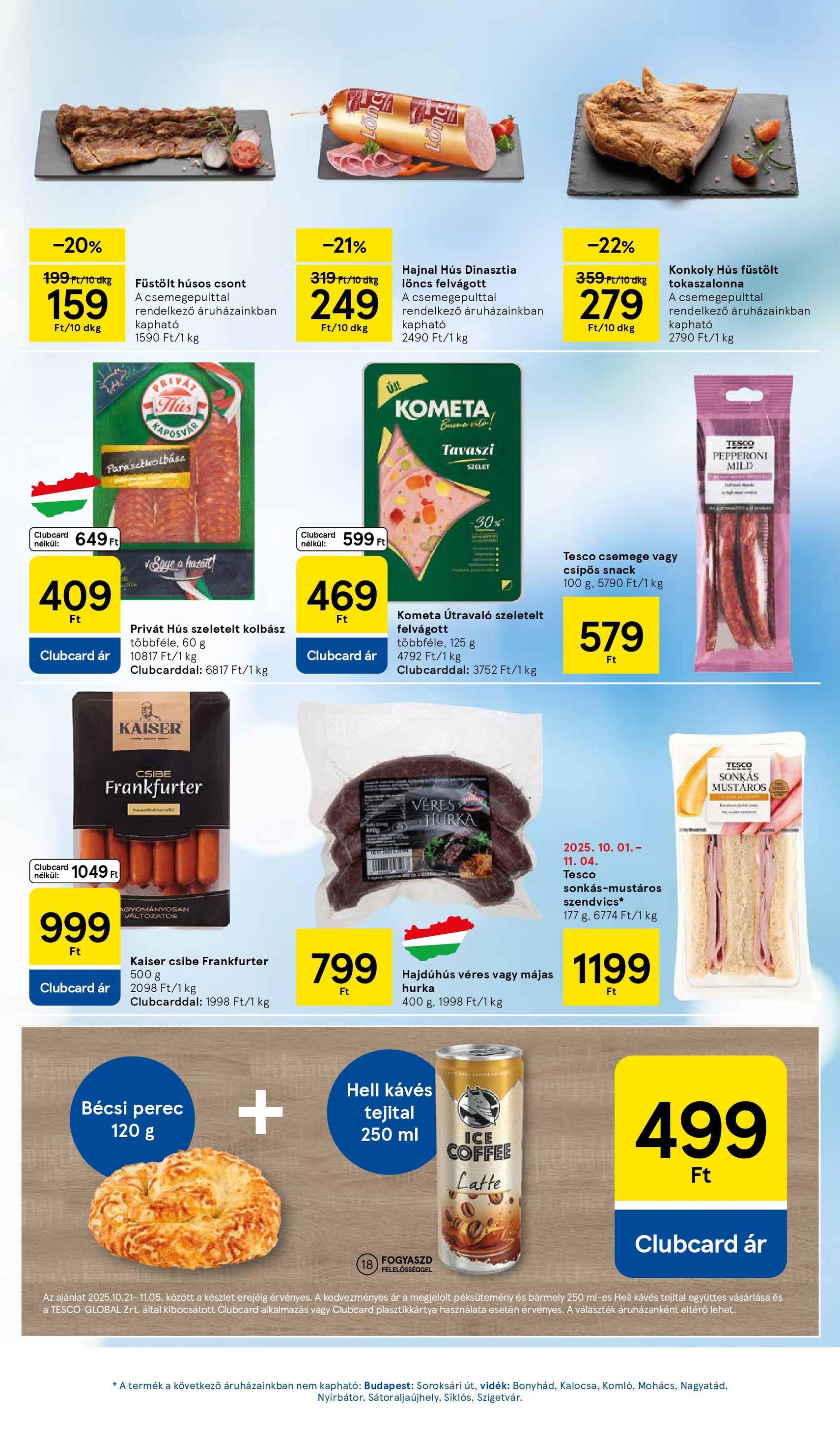 Tesco Hipermarket - Akciós újság - 2025.10.30. érvényes szórólap 3 oldal 32 oldalból