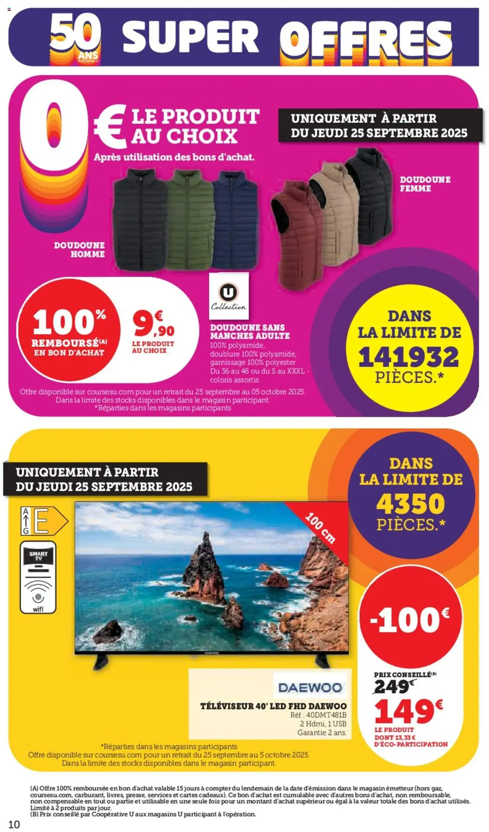 Hyper U catalogue - brochure valable à partir du 23/09/2025, page 10 sur 40