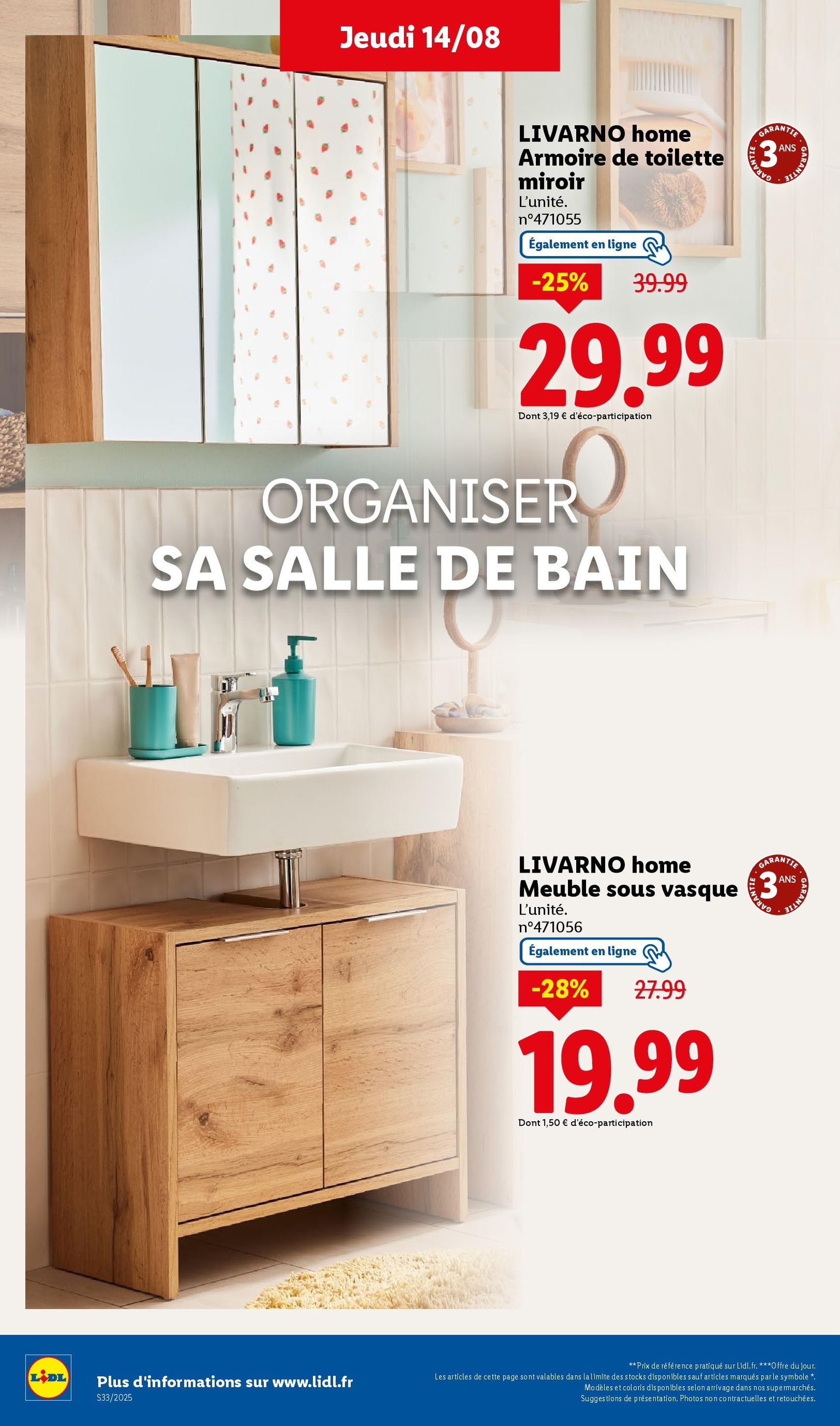 LIDL catalogue semaine 32 - brochure valable à partir du 14/08/2025, page 38 sur 72