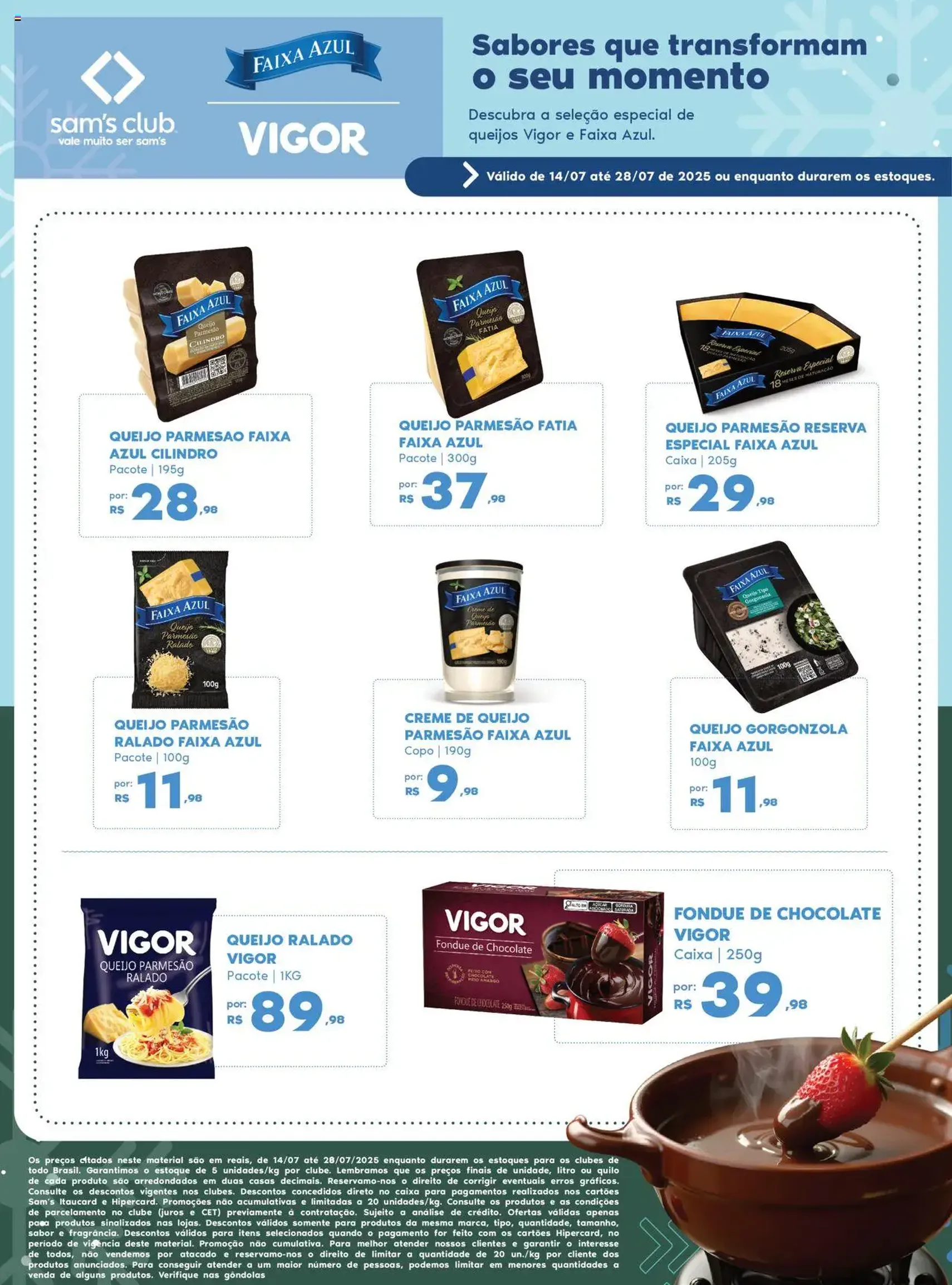 Sam's Club - Ofertas Vigor - folheto válido a partir de 14/07/2025 página 1 de 1