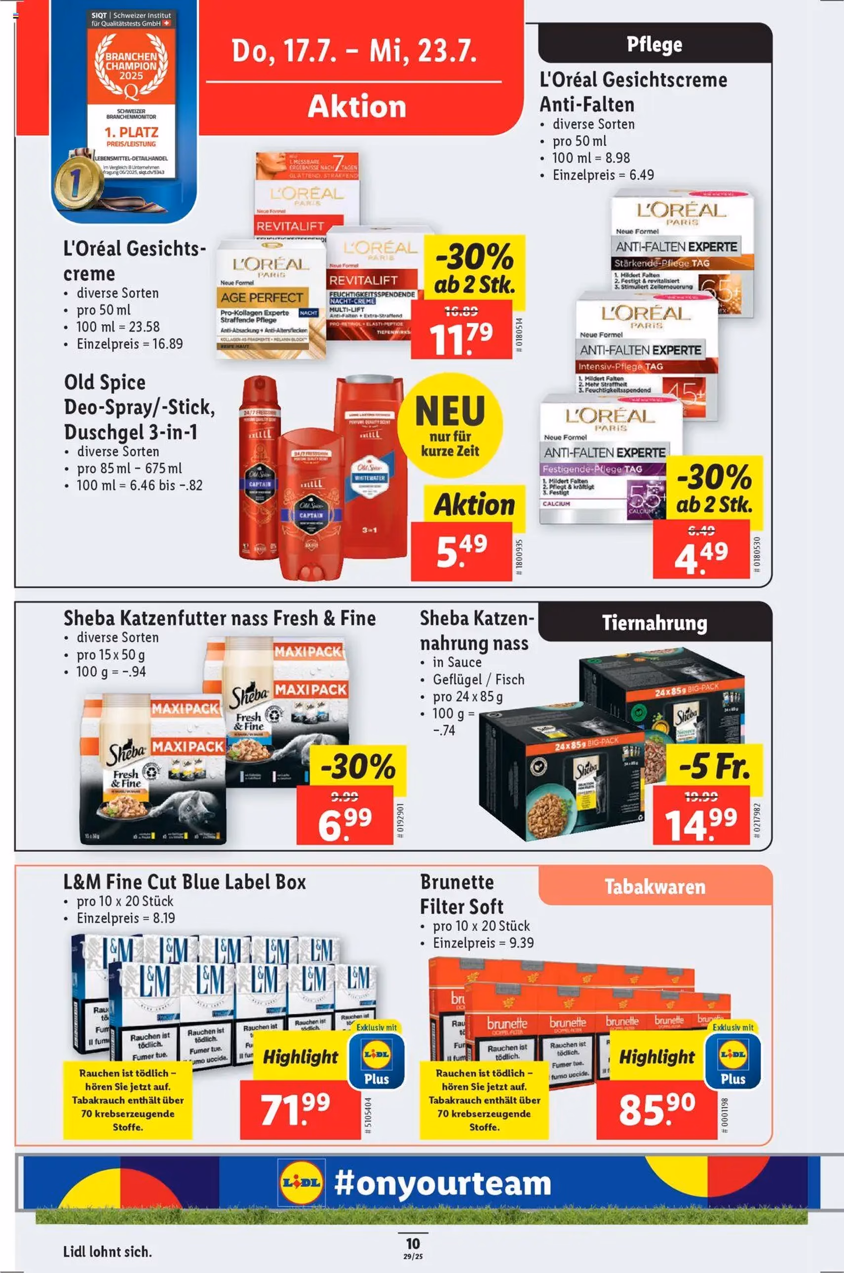Lidl Aktionen - Gültiger Prospekt ab 17.07.2025, Seite 12 von insgesamt 34 Lidl Aktionen - Gültiger Prospekt ab 17.07.2025, Seite 12 von insgesamt 34